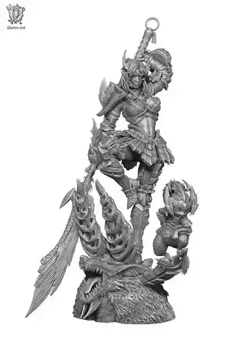 Monster Hunter 3D file 3D print model