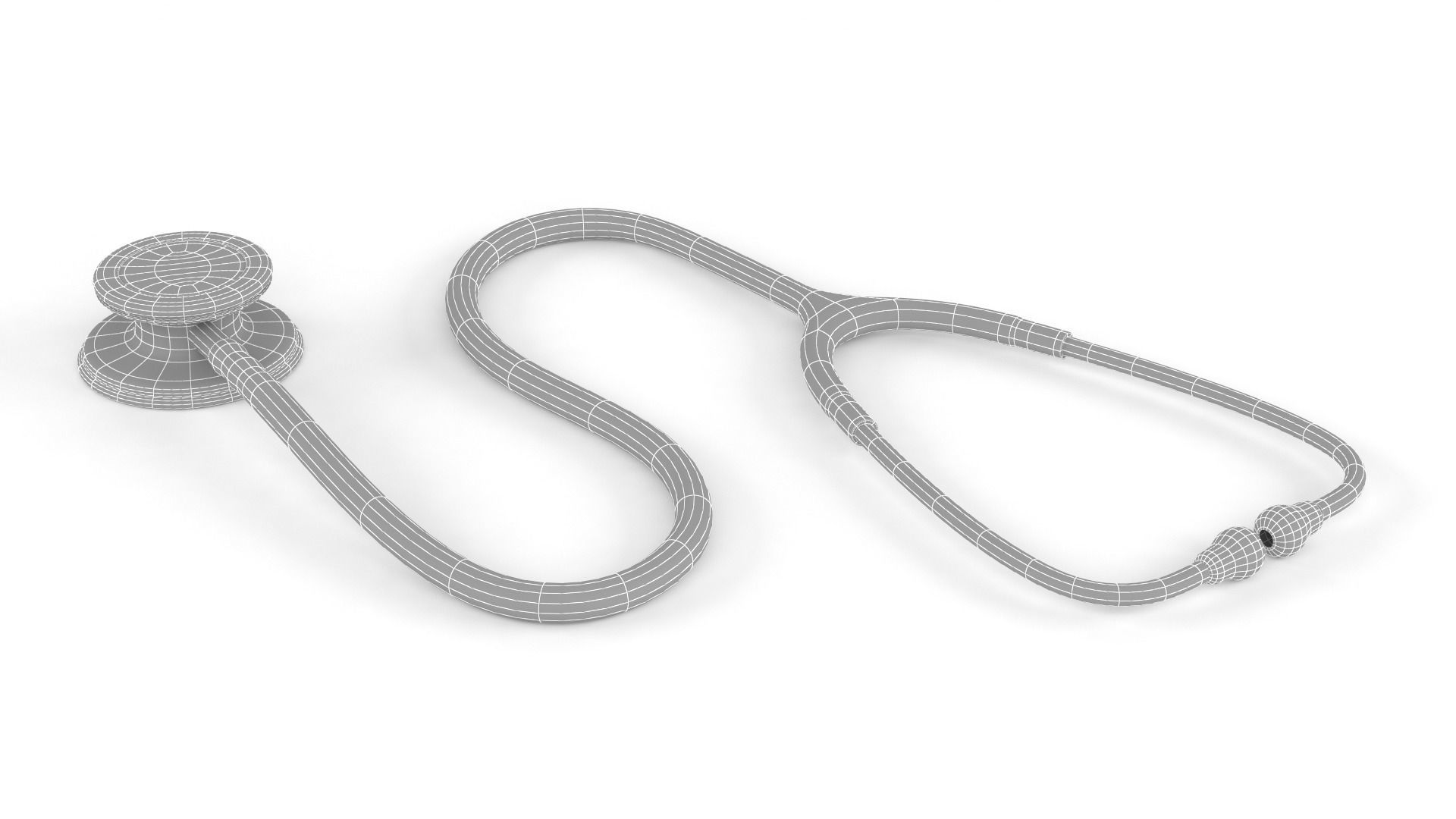 Stethoscope 3D model_9