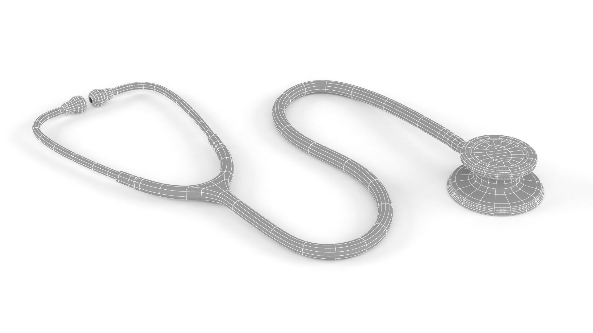 Stethoscope 3D model_10