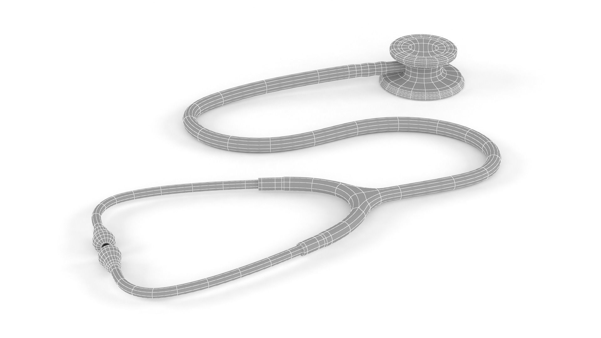 Stethoscope 3D model_11