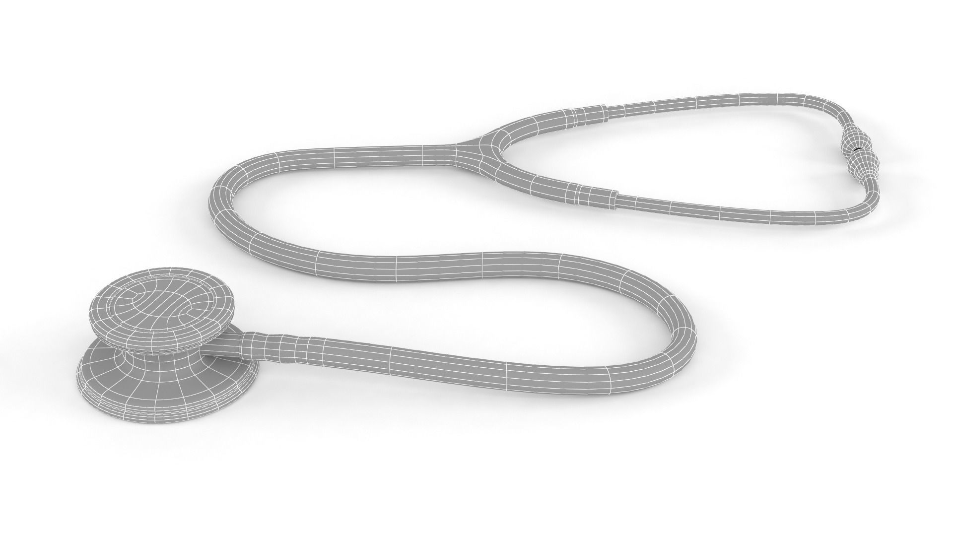 Stethoscope 3D model_7