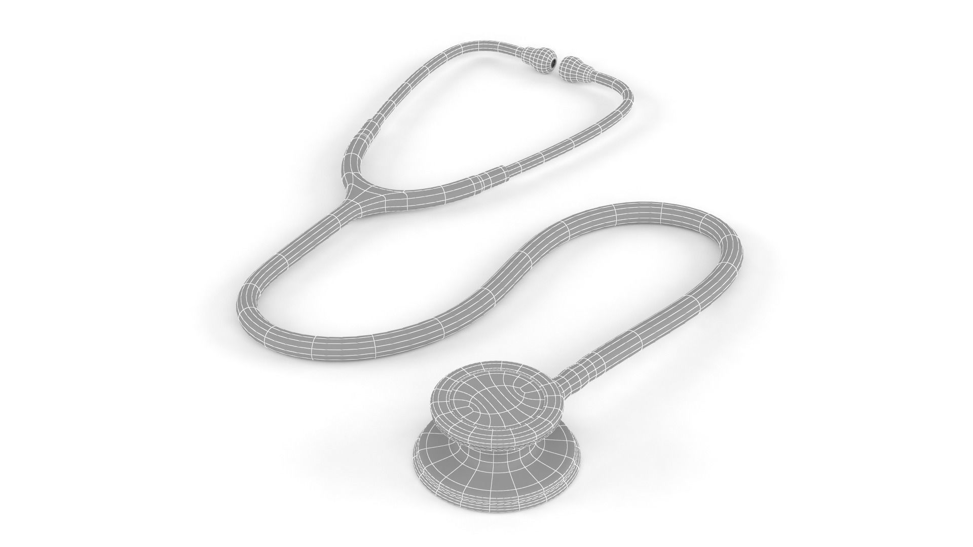 Stethoscope 3D model_6