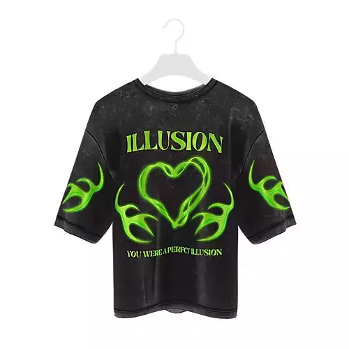 Streetwear 3D T-Shirt - Illusion 03 - Wolves Studio