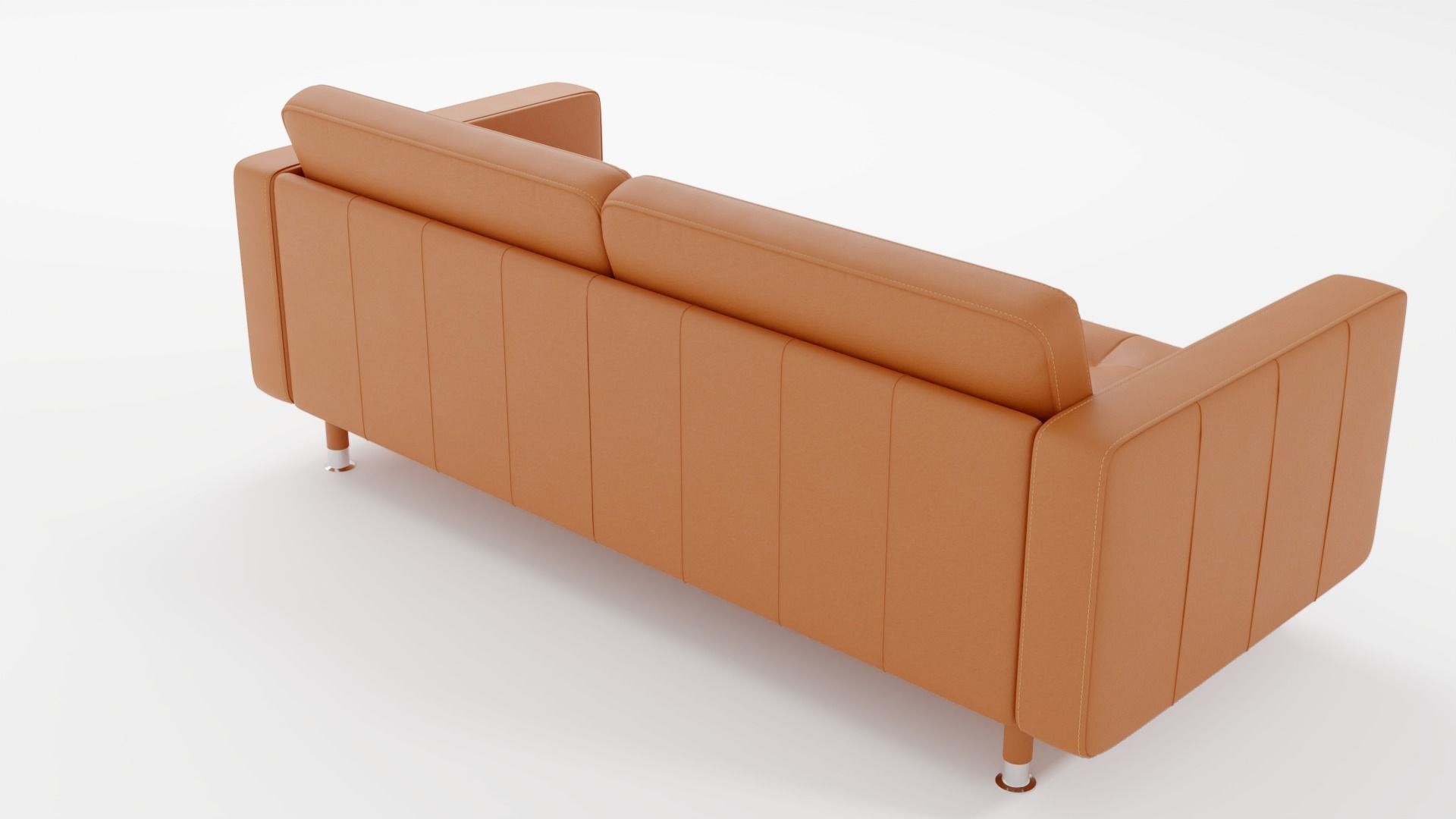 Leather sofa 3D model_5