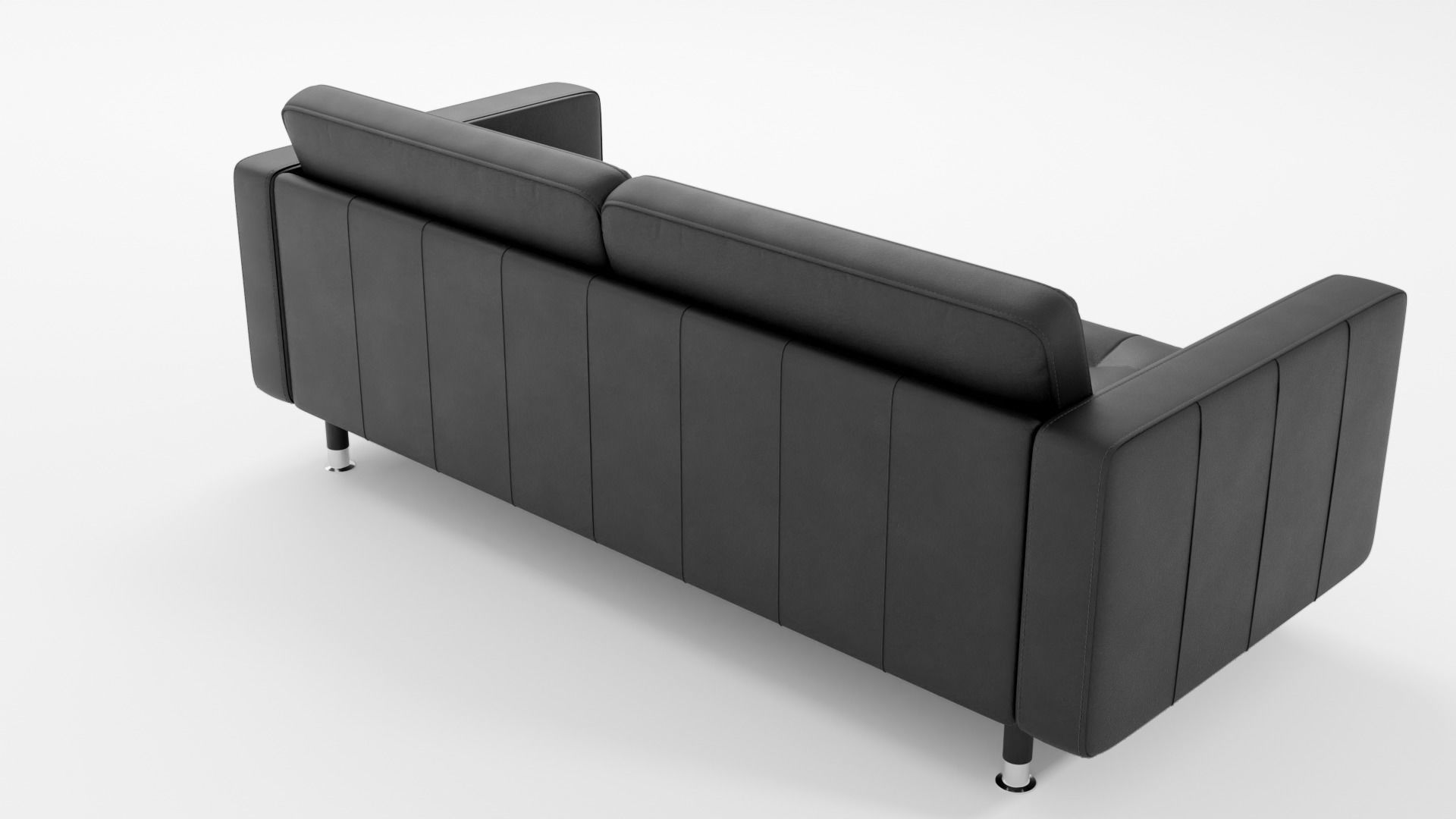 Leather sofa 3D model_13