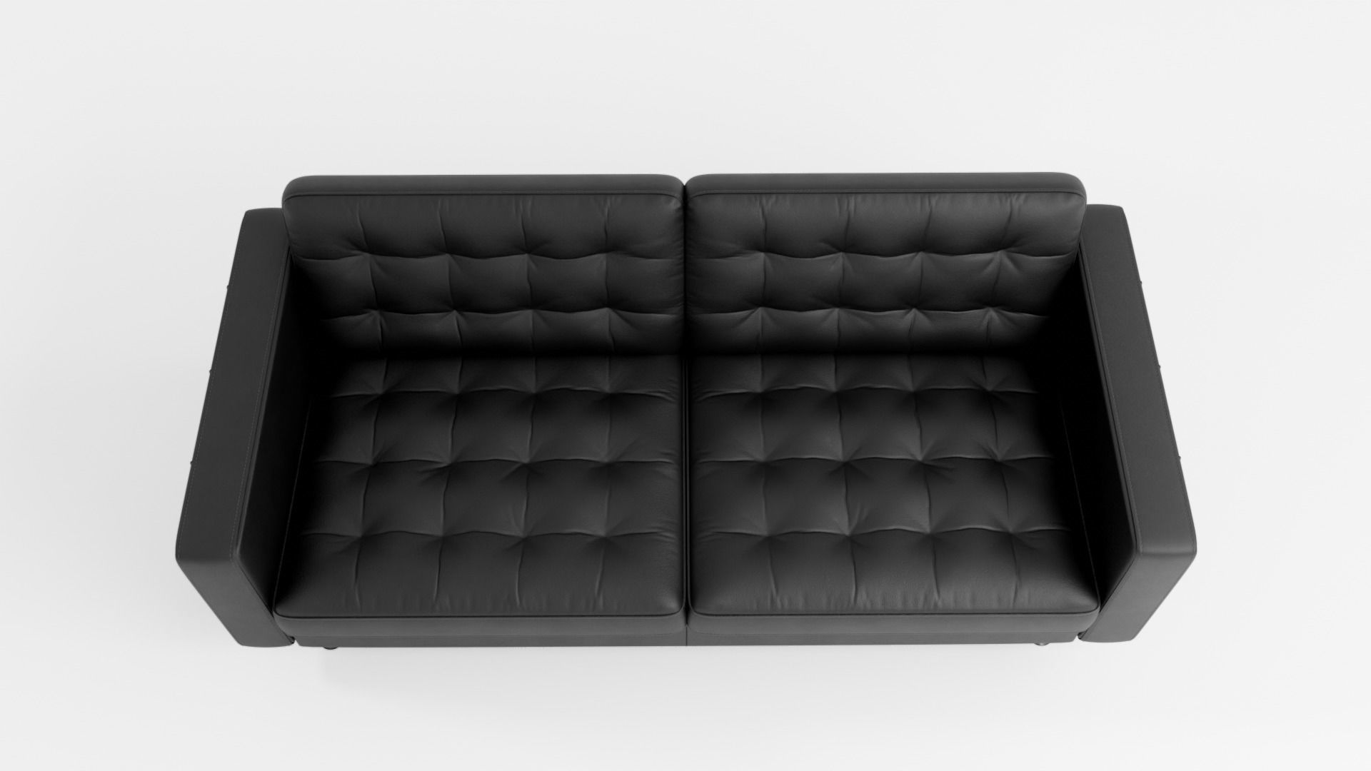 Leather sofa 3D model_11