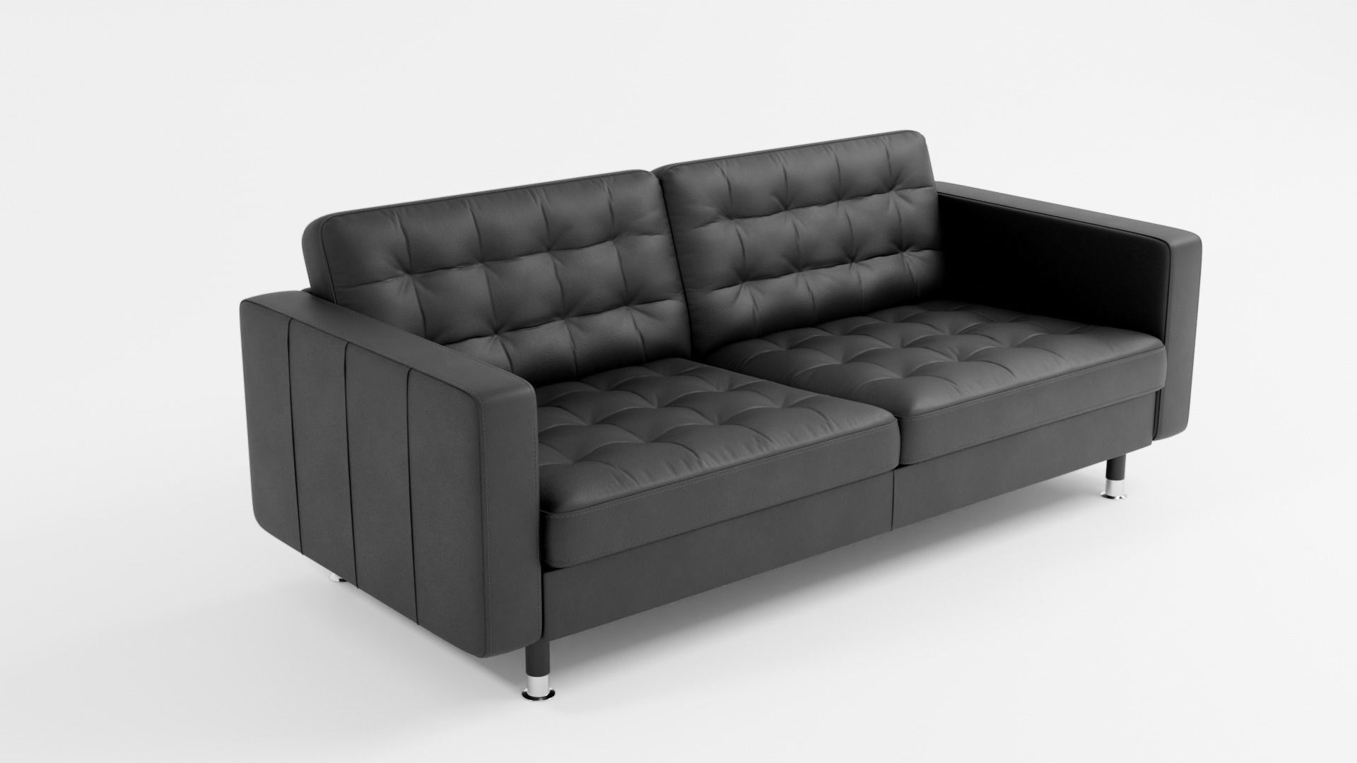 Leather sofa 3D model_12