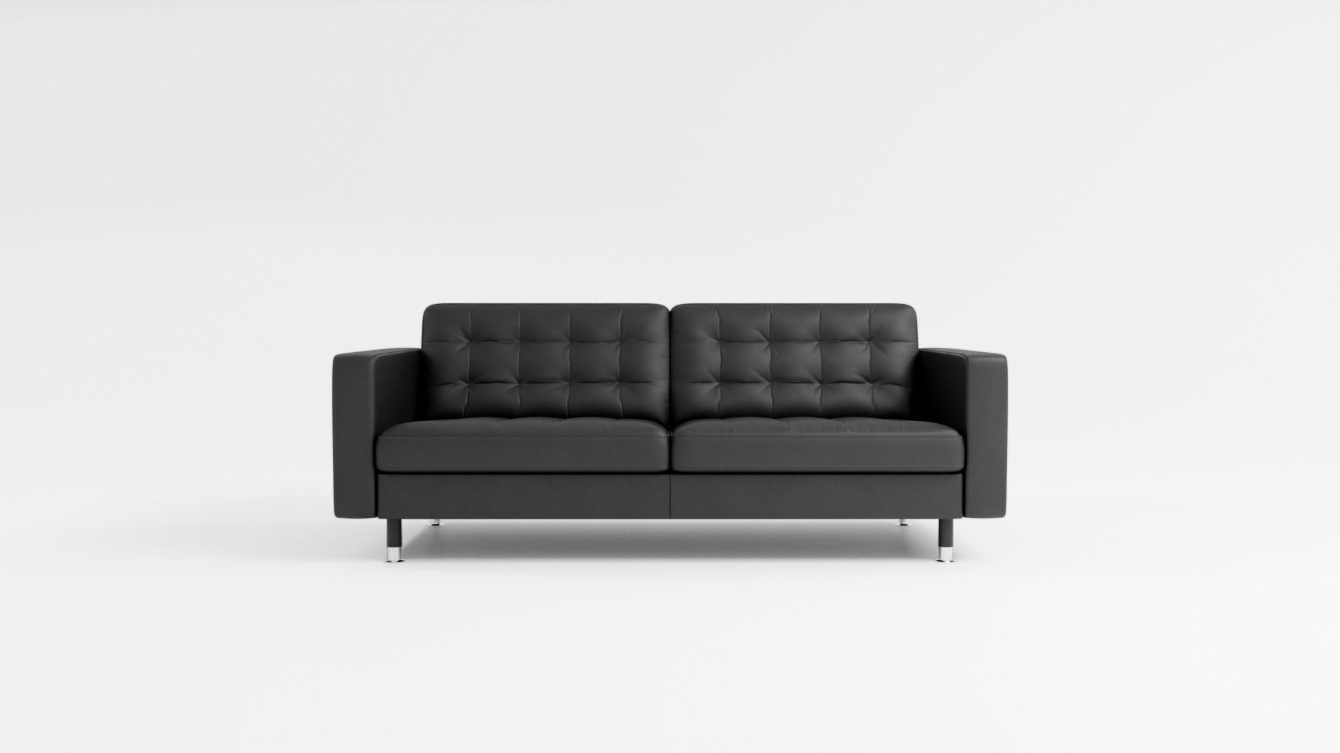 Leather sofa 3D model_10