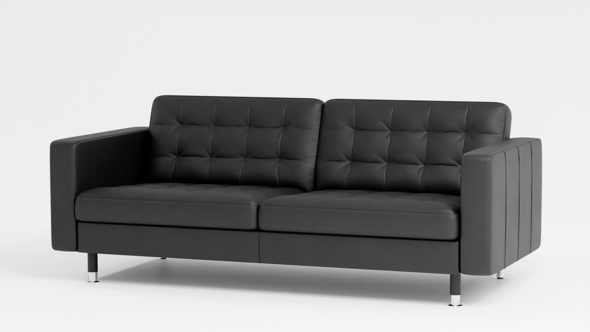 Leather sofa 3D model_8
