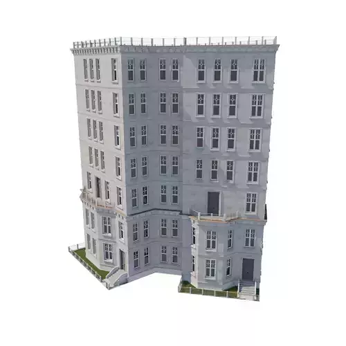 Old Washington DC Building 01 by THREEDEE INC