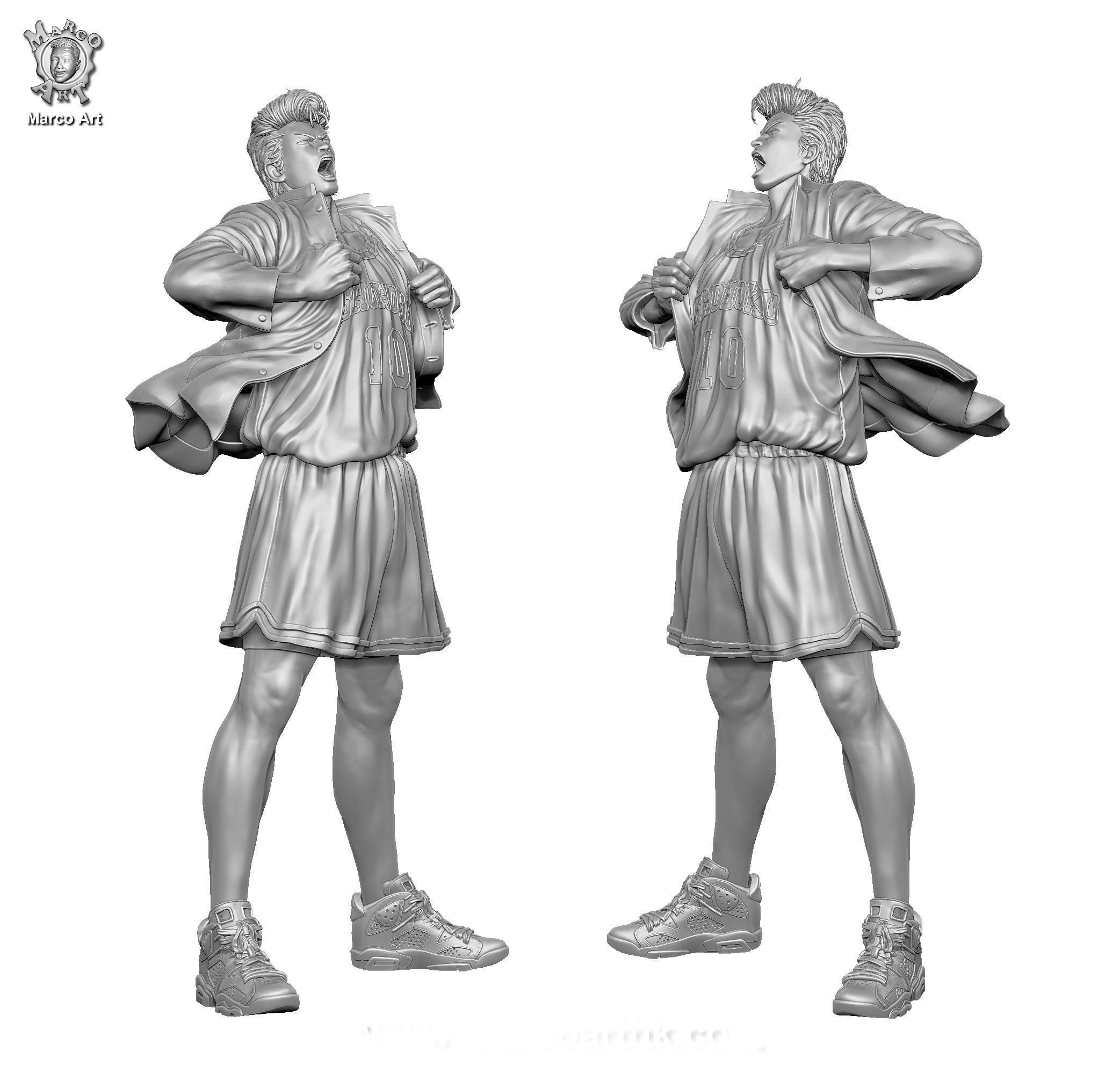 SLAM DUNK 3d stl file 3D print model_1