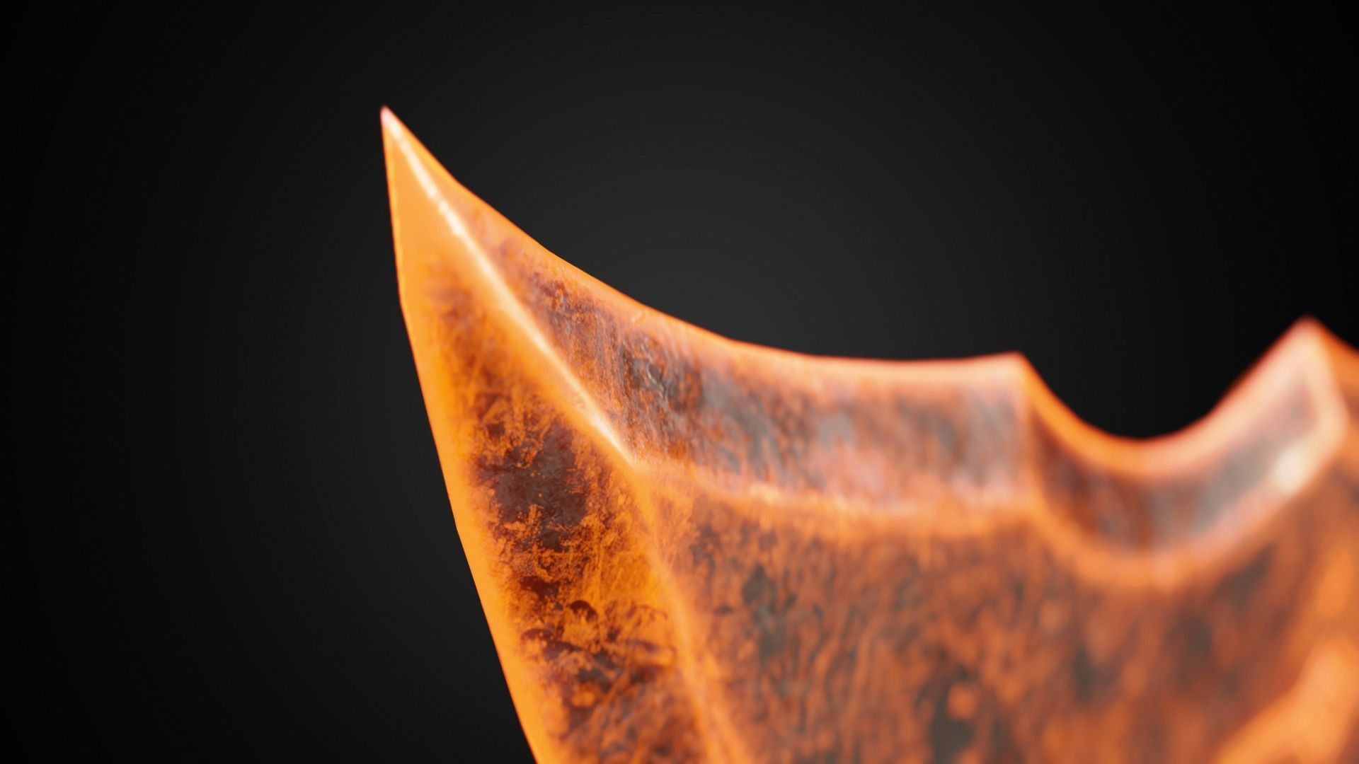 Chaos blades God of war ragnarok Low-poly 3D model_6