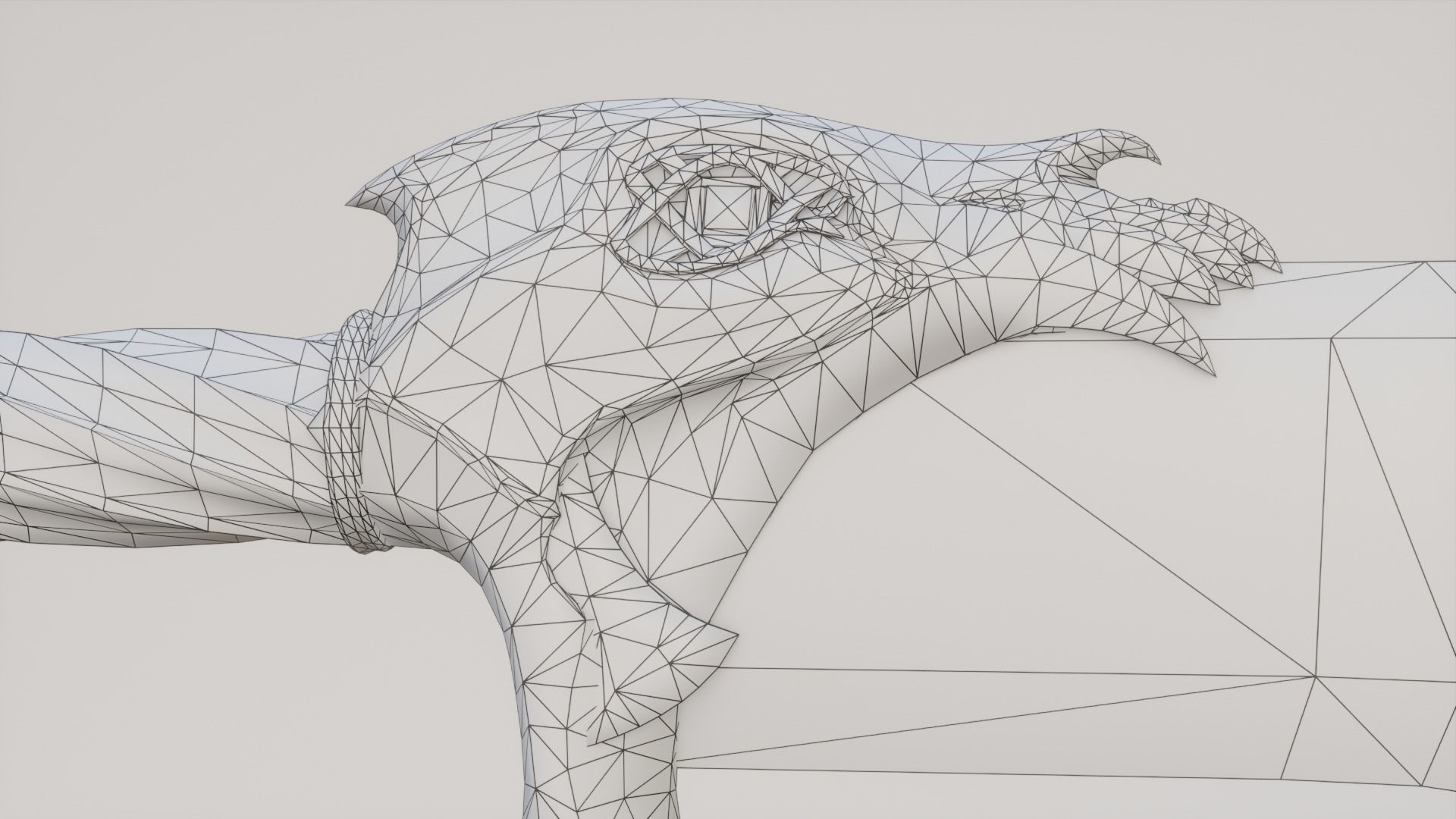 Chaos blades God of war ragnarok Low-poly 3D model_57