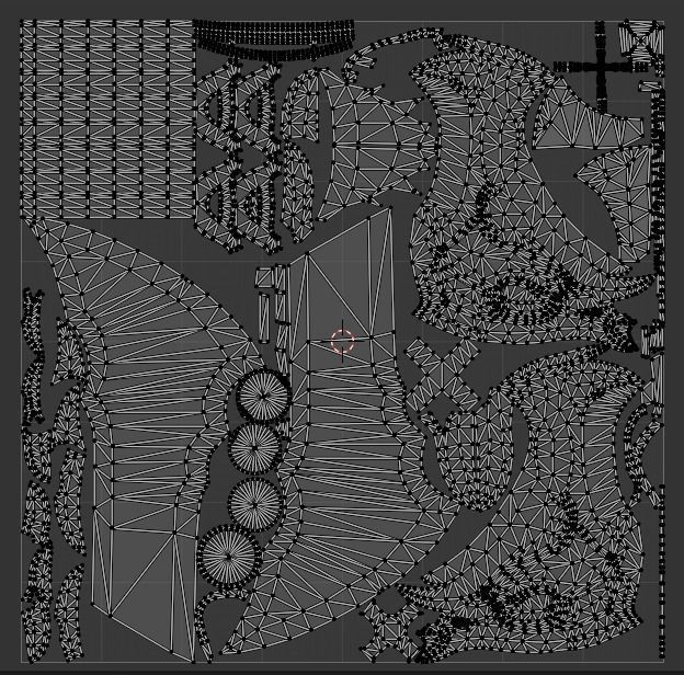 Chaos blades God of war ragnarok Low-poly 3D model_61