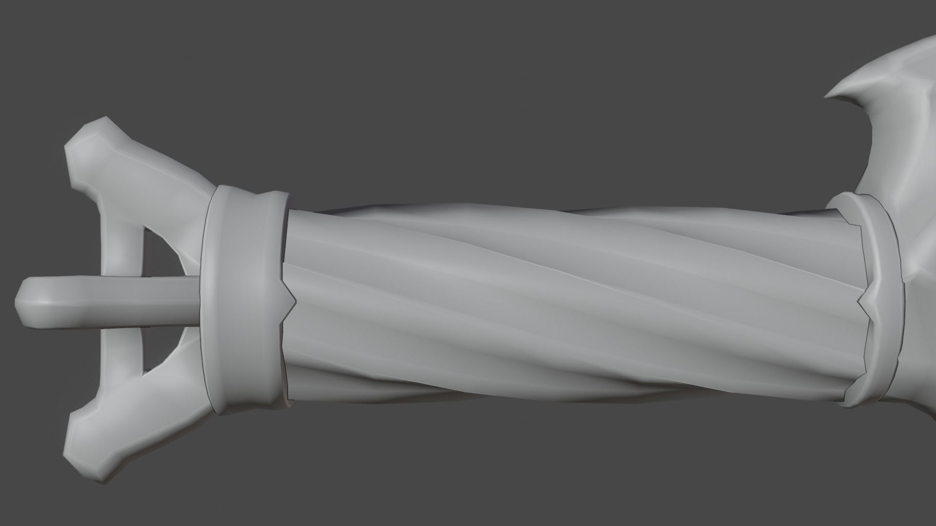 Chaos blades God of war ragnarok Low-poly 3D model_46