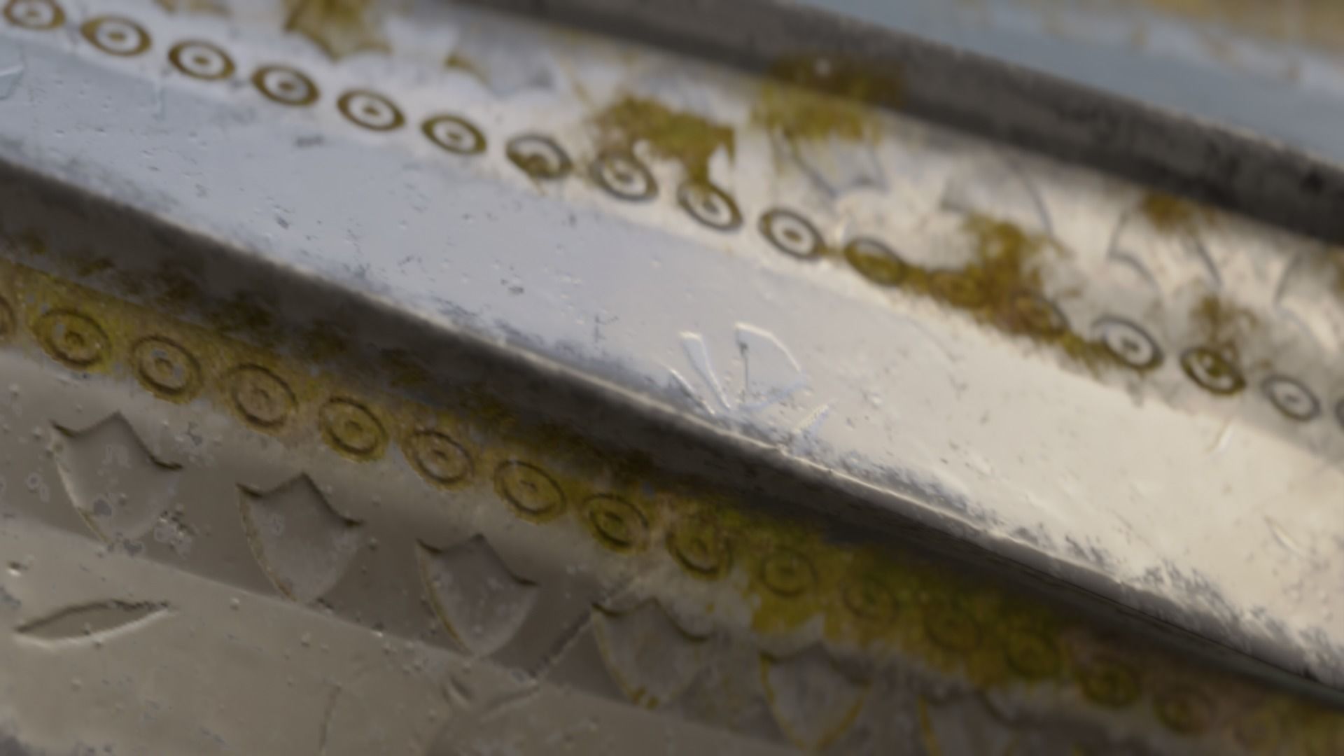 Chaos blades God of war ragnarok Low-poly 3D model_22