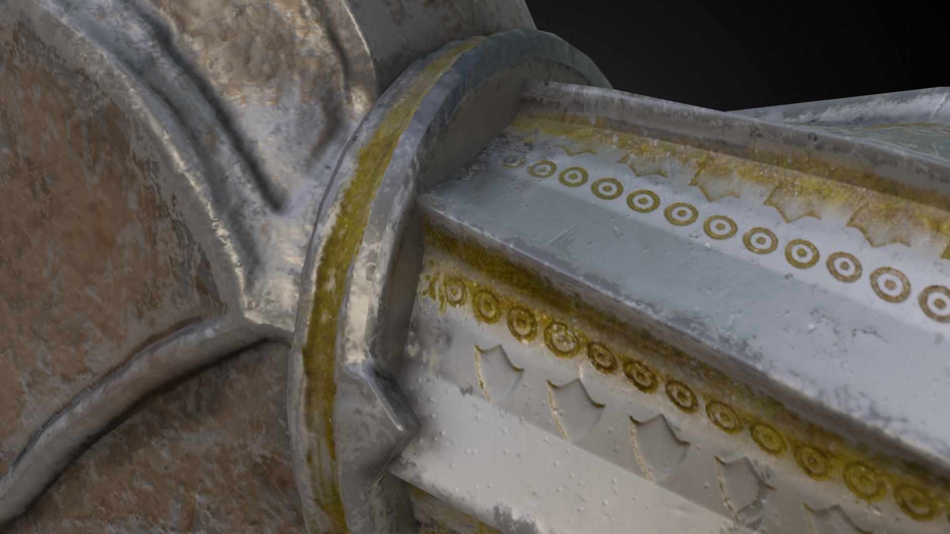 Chaos blades God of war ragnarok Low-poly 3D model_20