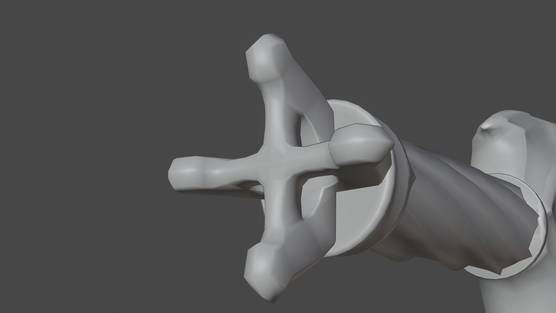 Chaos blades God of war ragnarok Low-poly 3D model_45