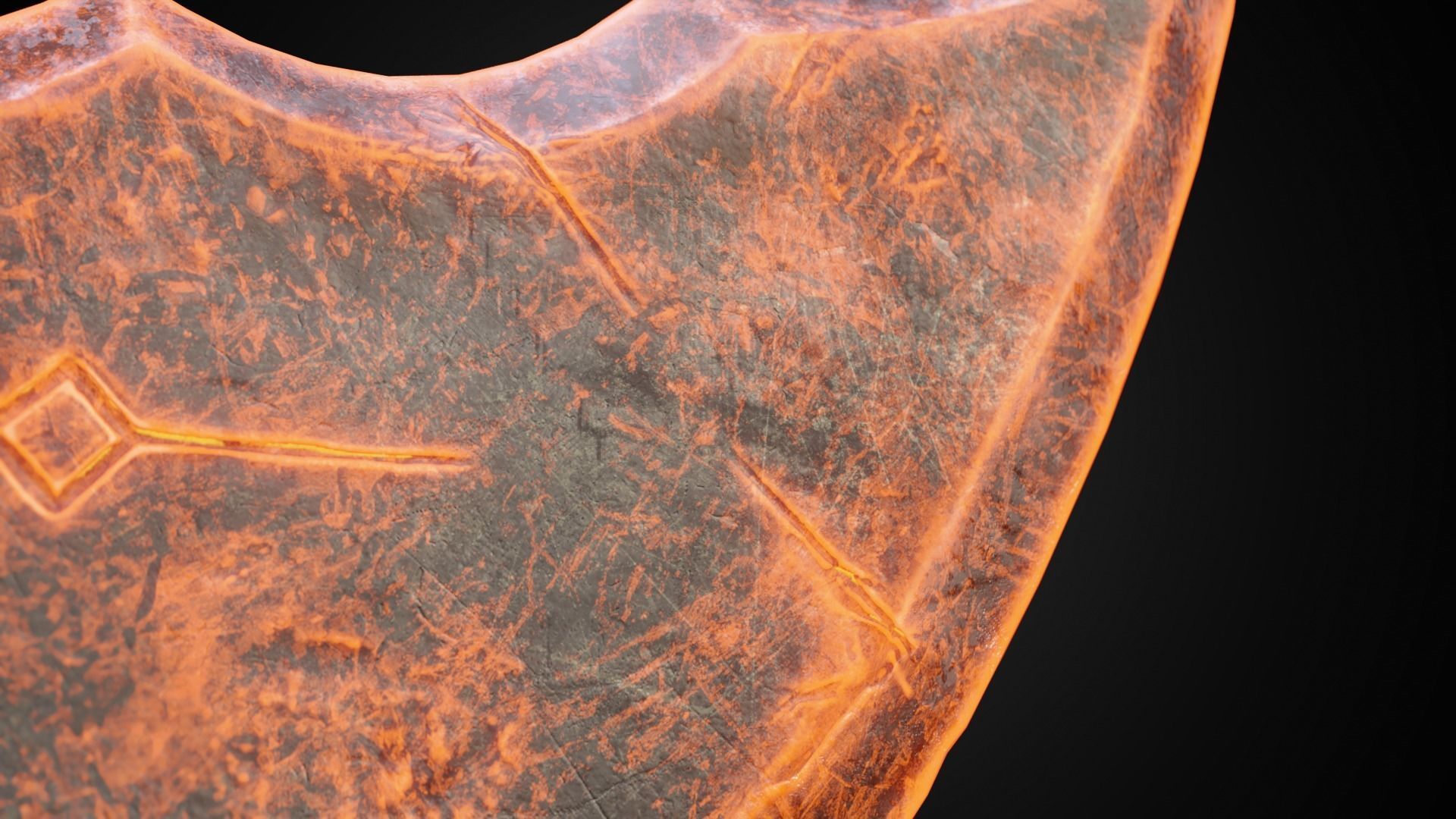 Chaos blades God of war ragnarok Low-poly 3D model_7