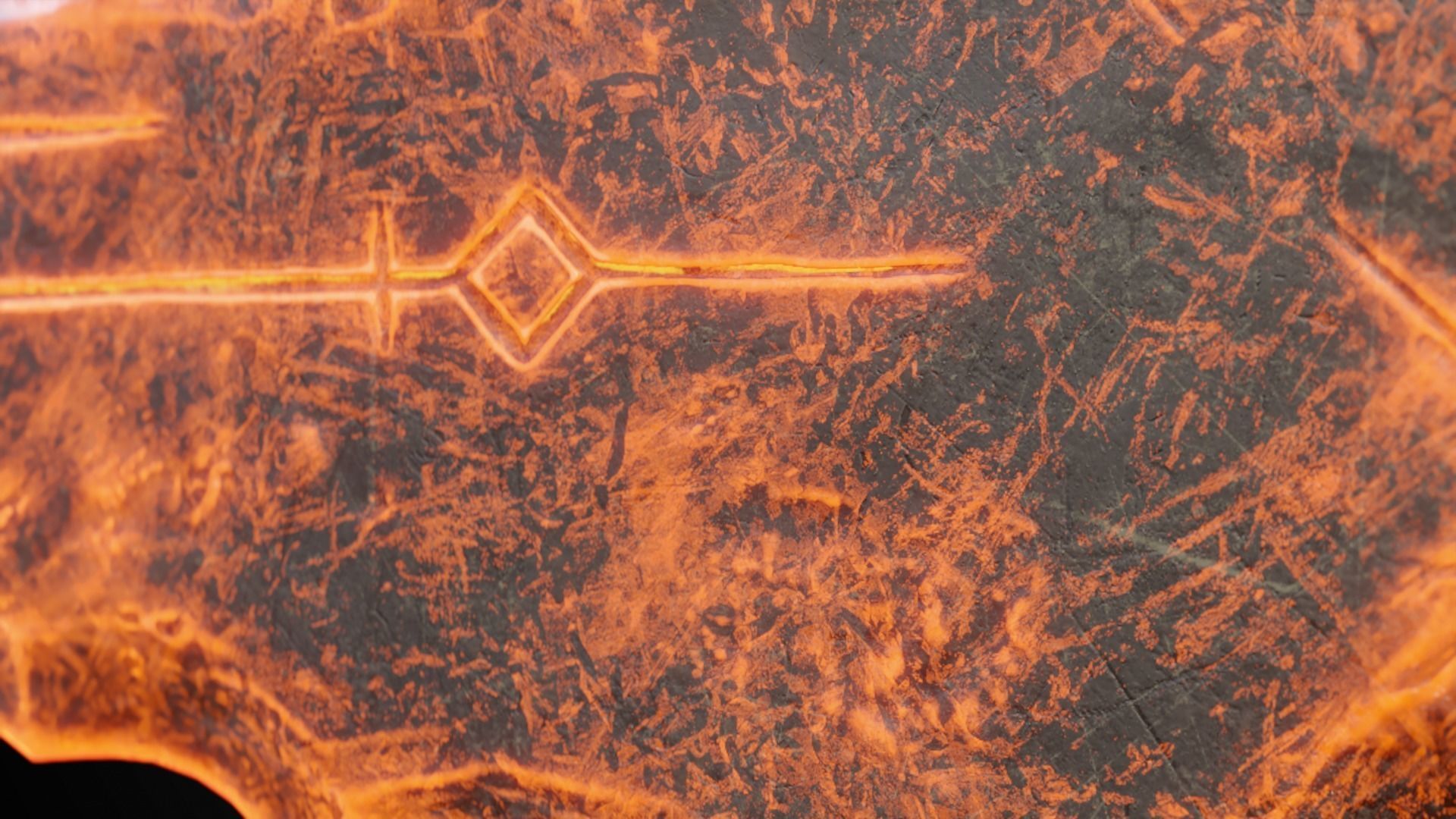 Chaos blades God of war ragnarok Low-poly 3D model_10