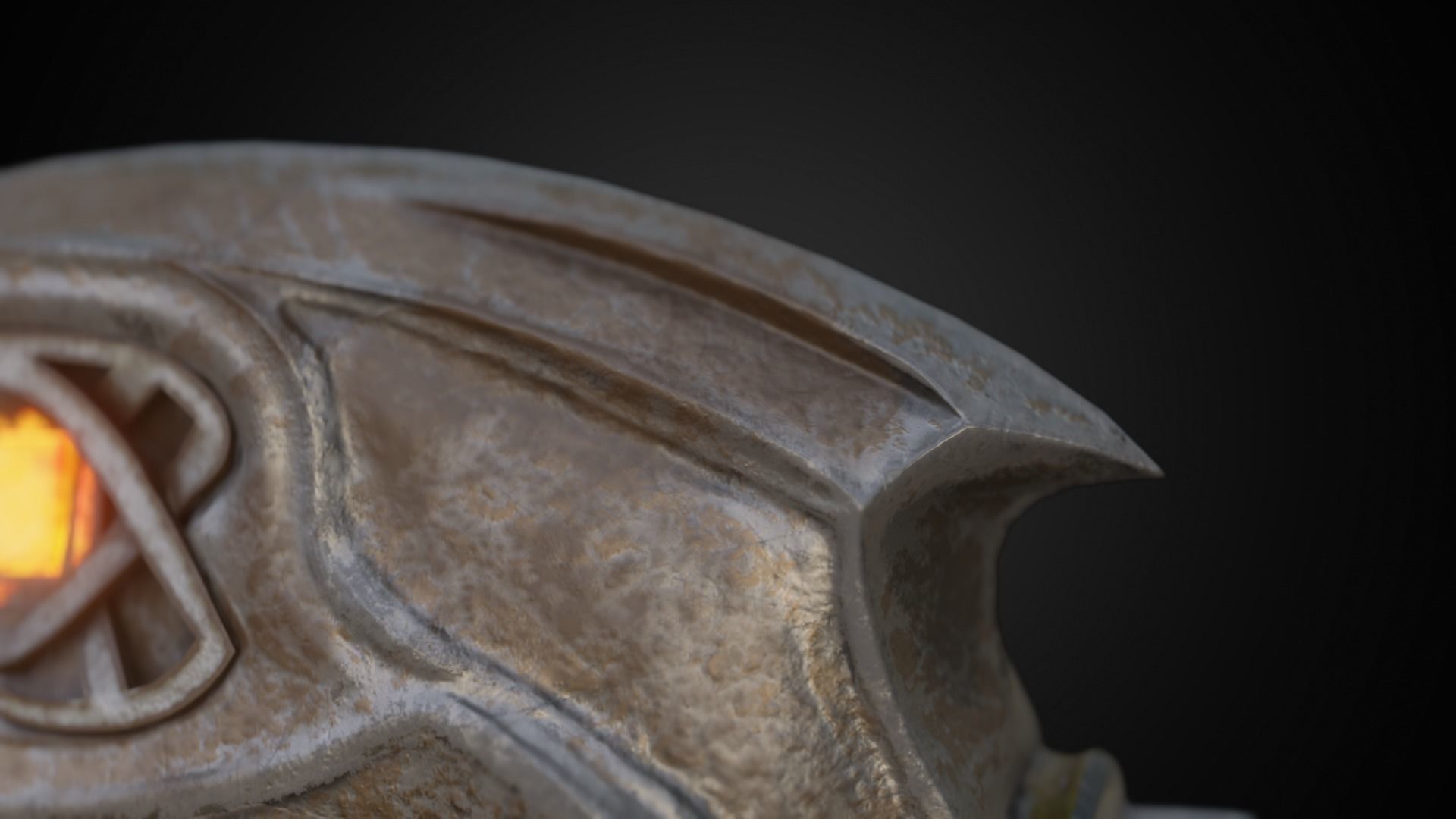 Chaos blades God of war ragnarok Low-poly 3D model_16