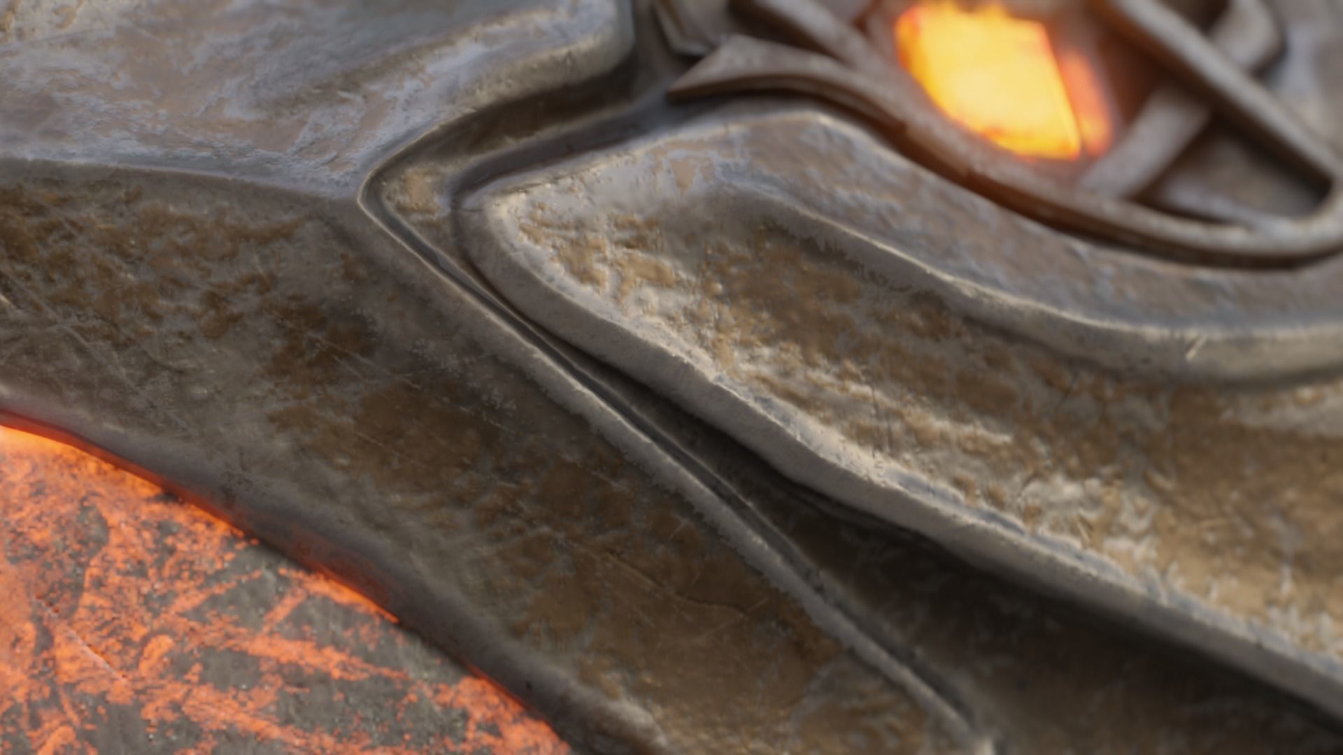 Chaos blades God of war ragnarok Low-poly 3D model_15