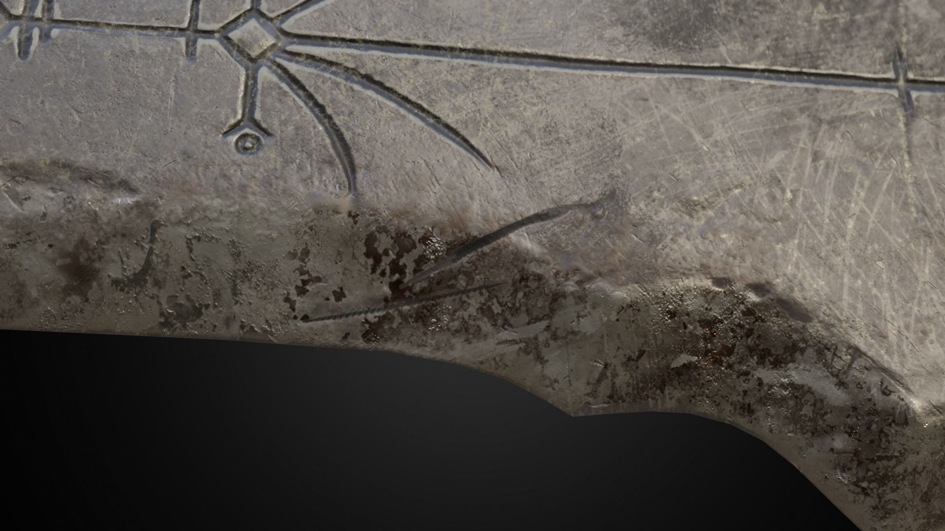 Chaos blades God of war ragnarok Low-poly 3D model_35