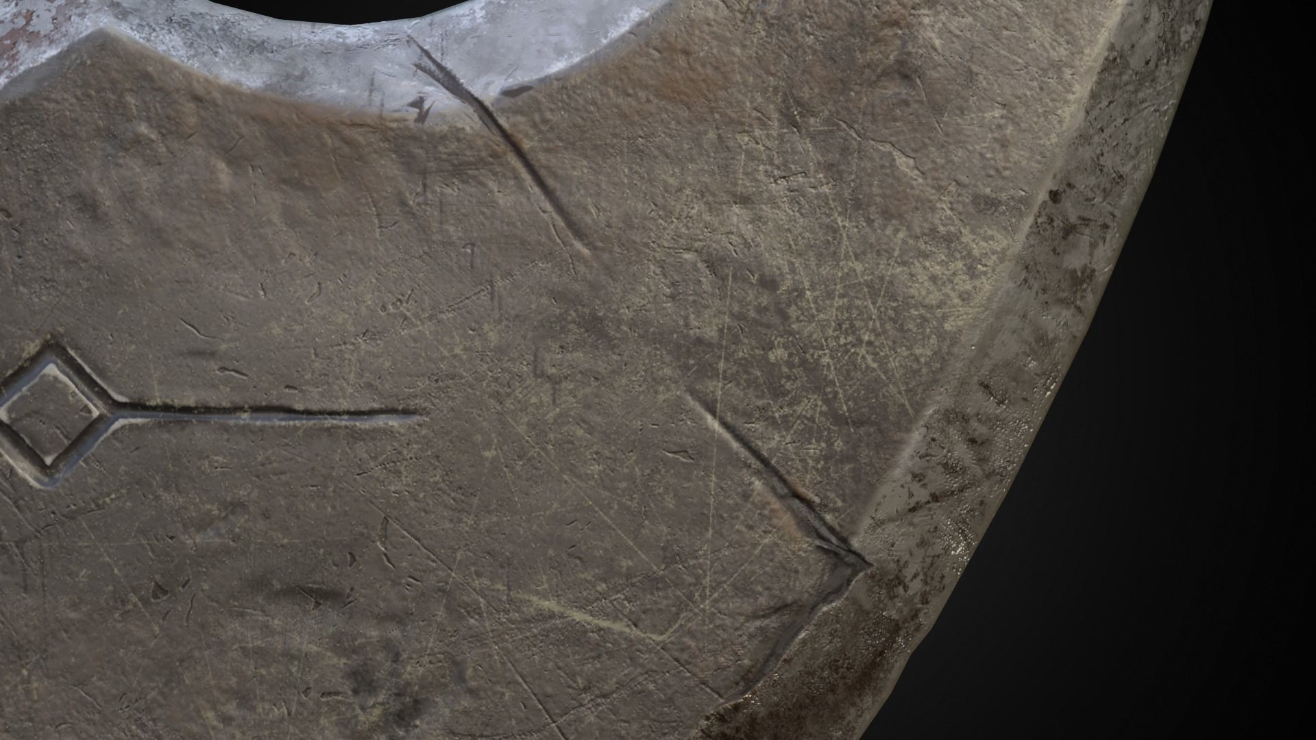 Chaos blades God of war ragnarok Low-poly 3D model_33