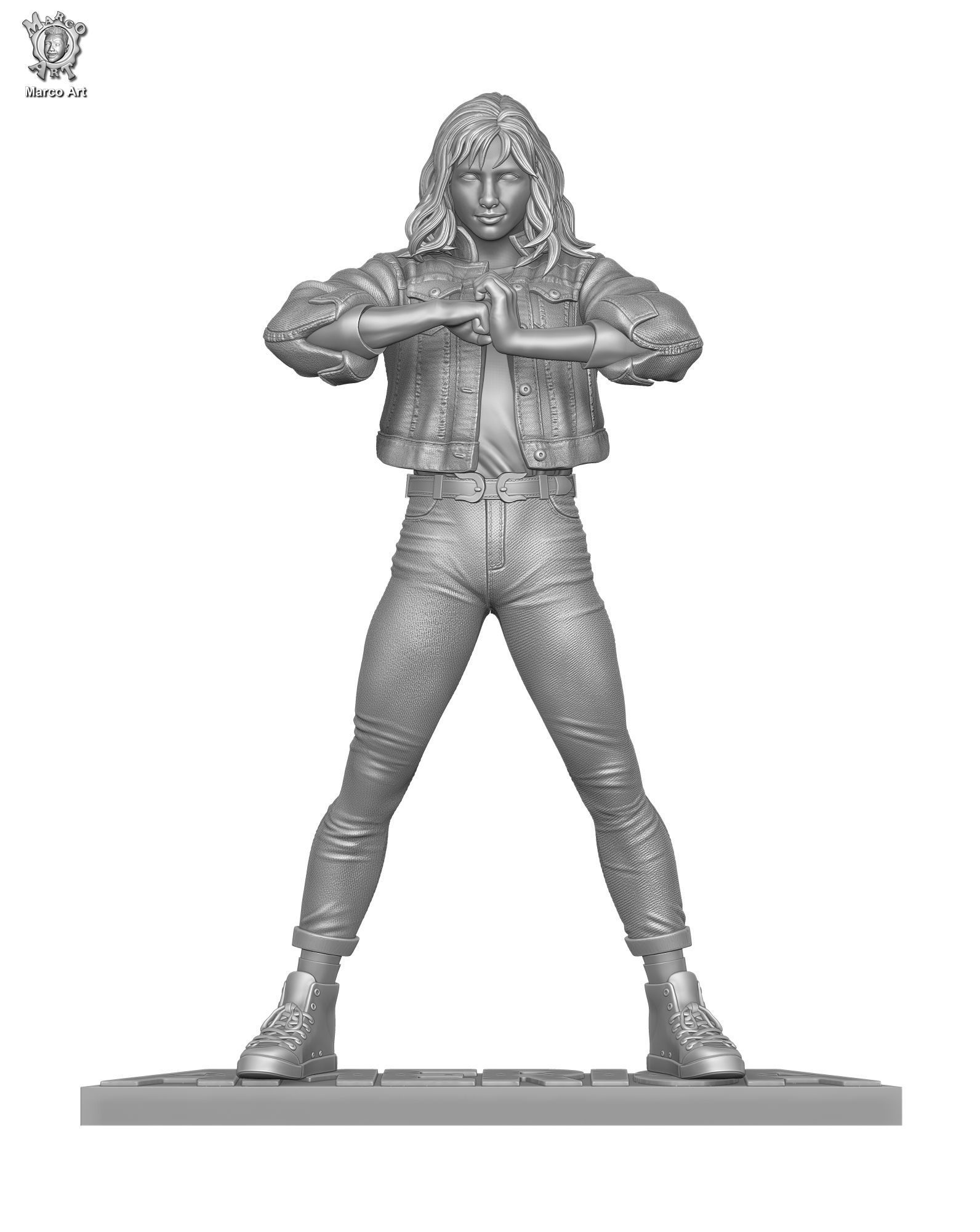 America Chavez 3d stl file 3D print model_1