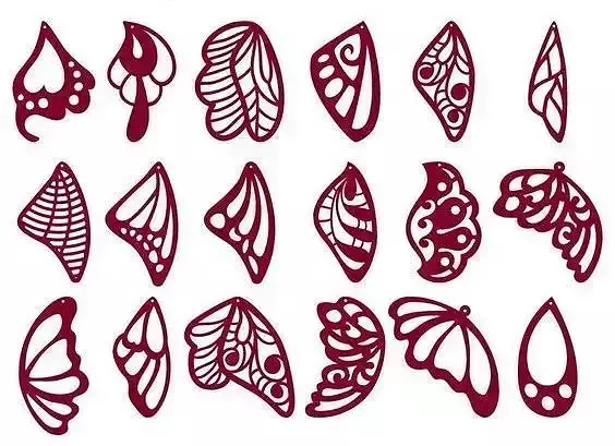 Butterfly wing 3D print model