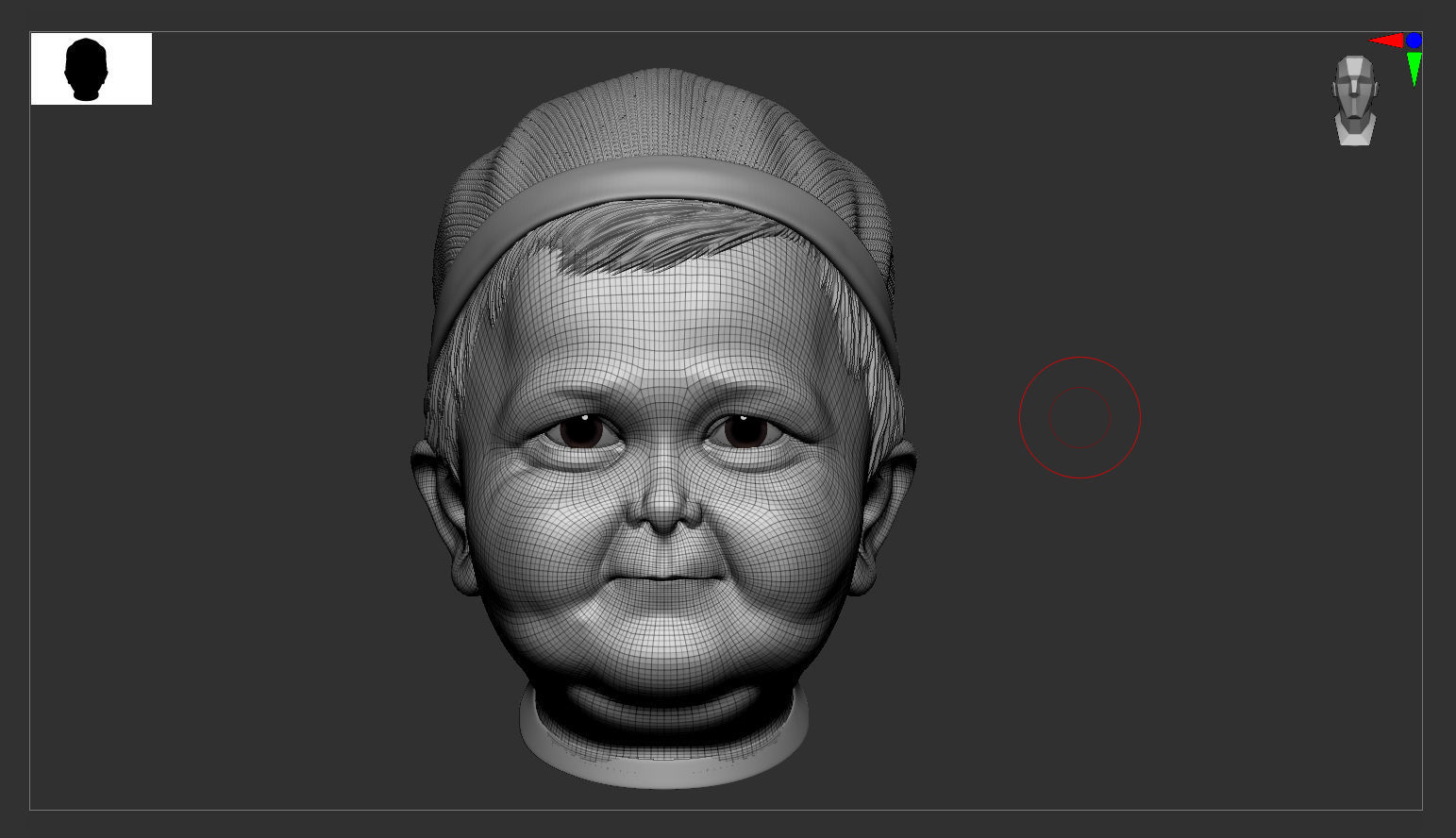 Hasbulla Magomedov 3D model_8