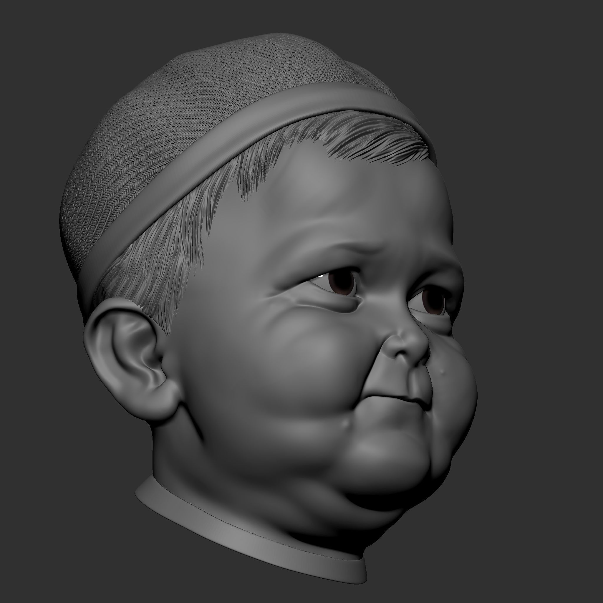 Hasbulla Magomedov 3D model_2