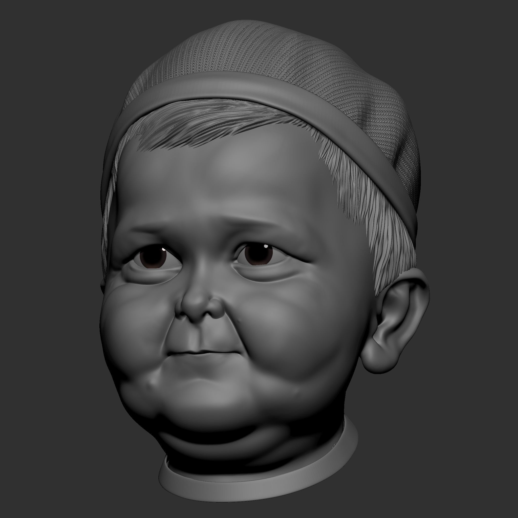 Hasbulla Magomedov 3D model_1