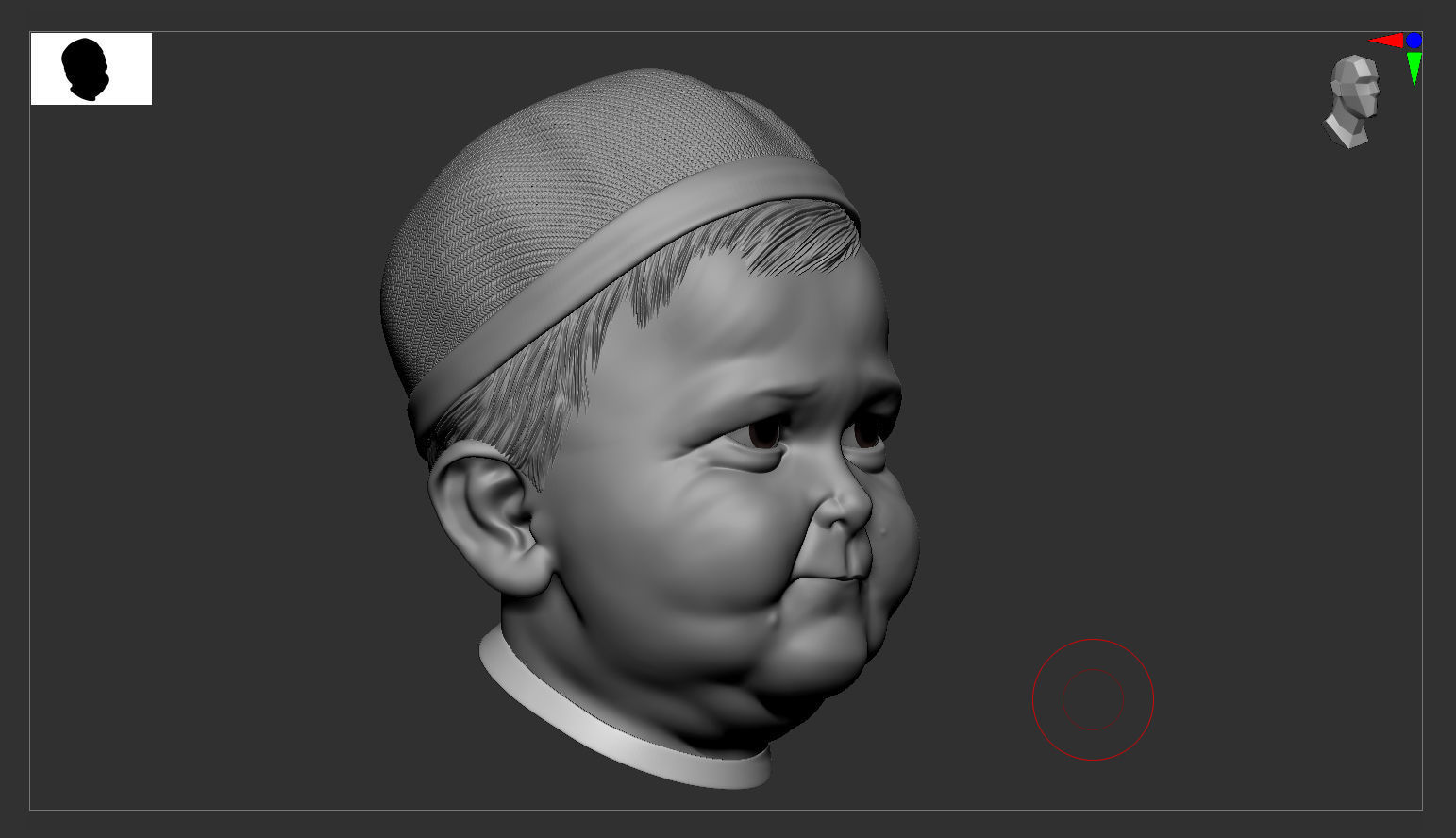 Hasbulla Magomedov 3D model_7