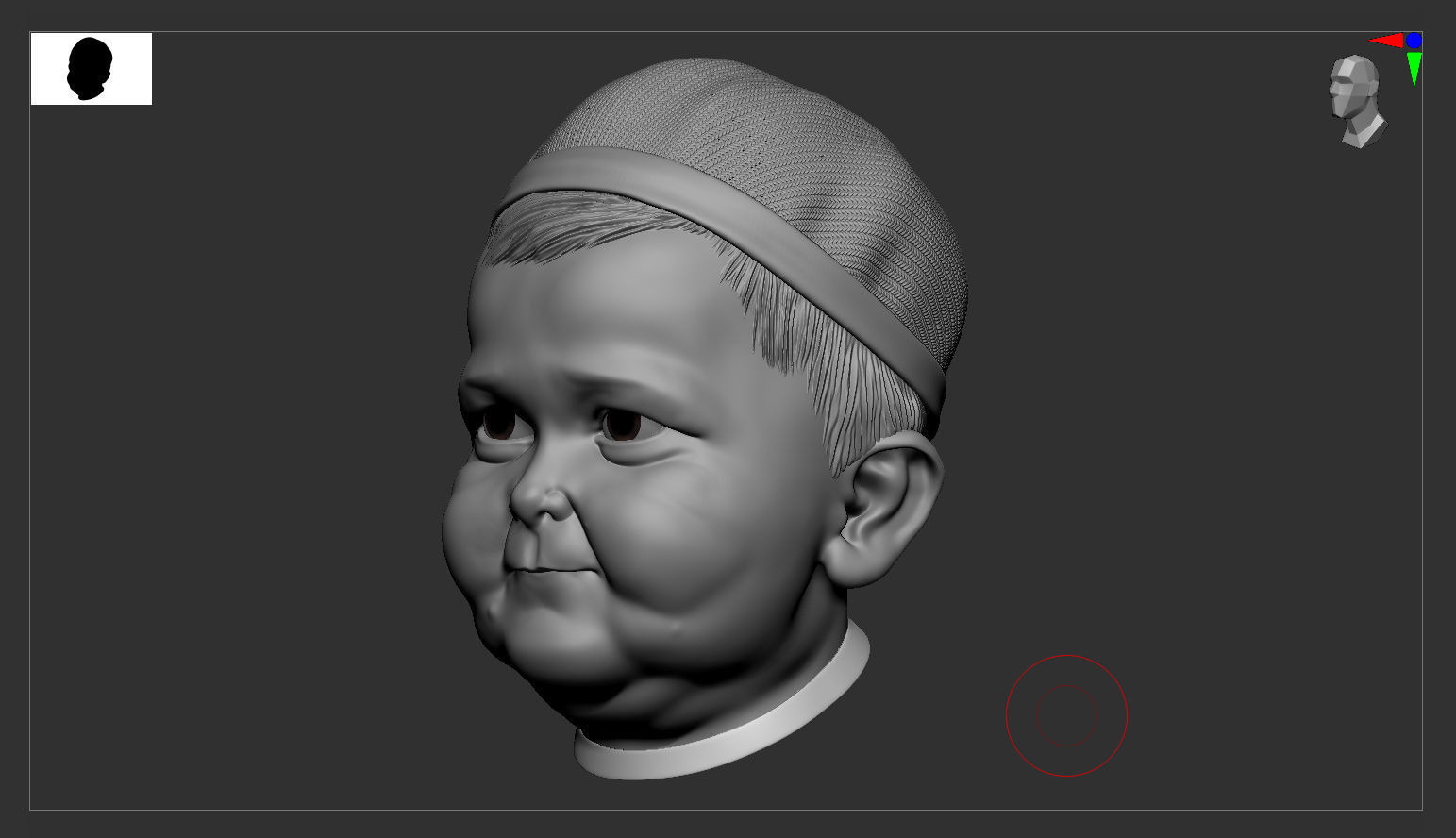 Hasbulla Magomedov 3D model_5