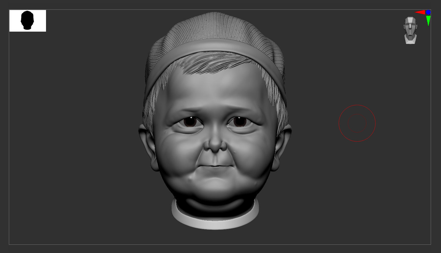 Hasbulla Magomedov 3D model_4
