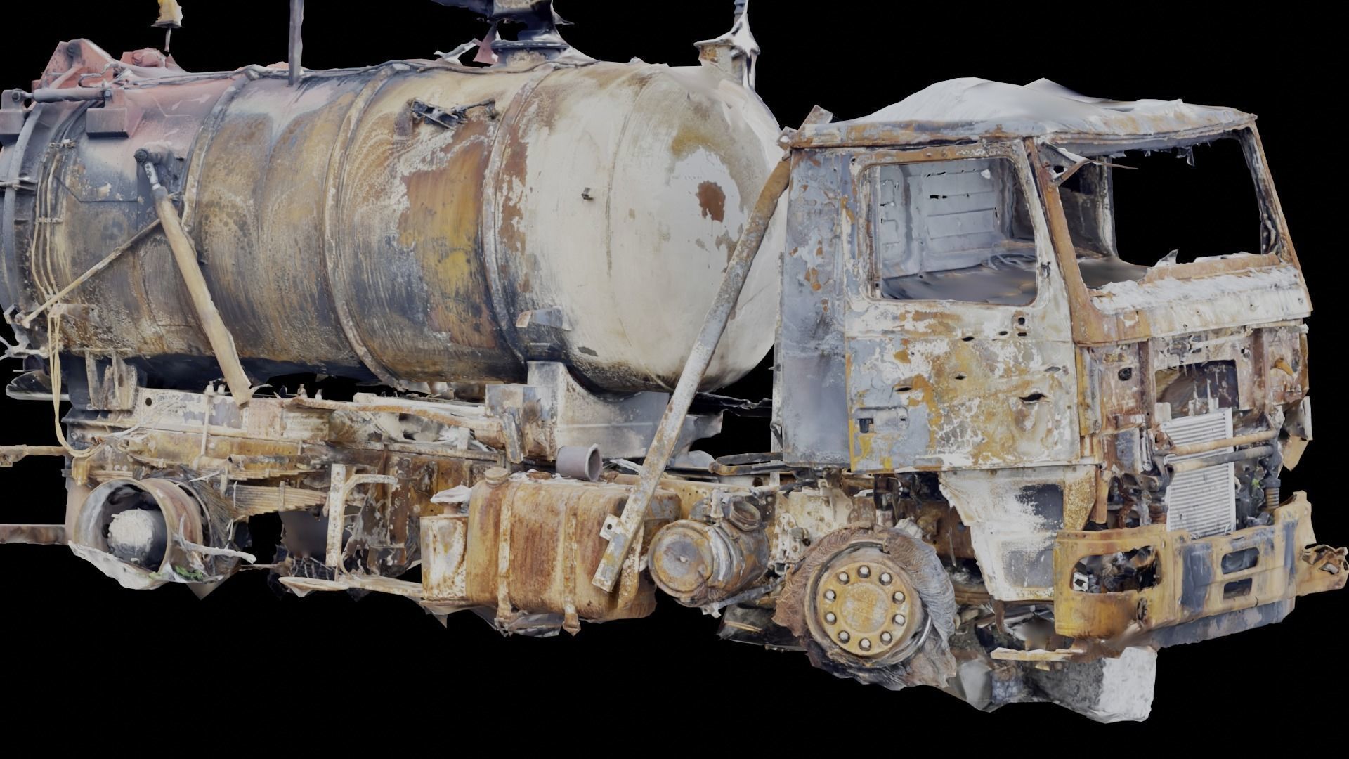 USCANS Ukraine  Cars set 4 Low-poly 3D model_16