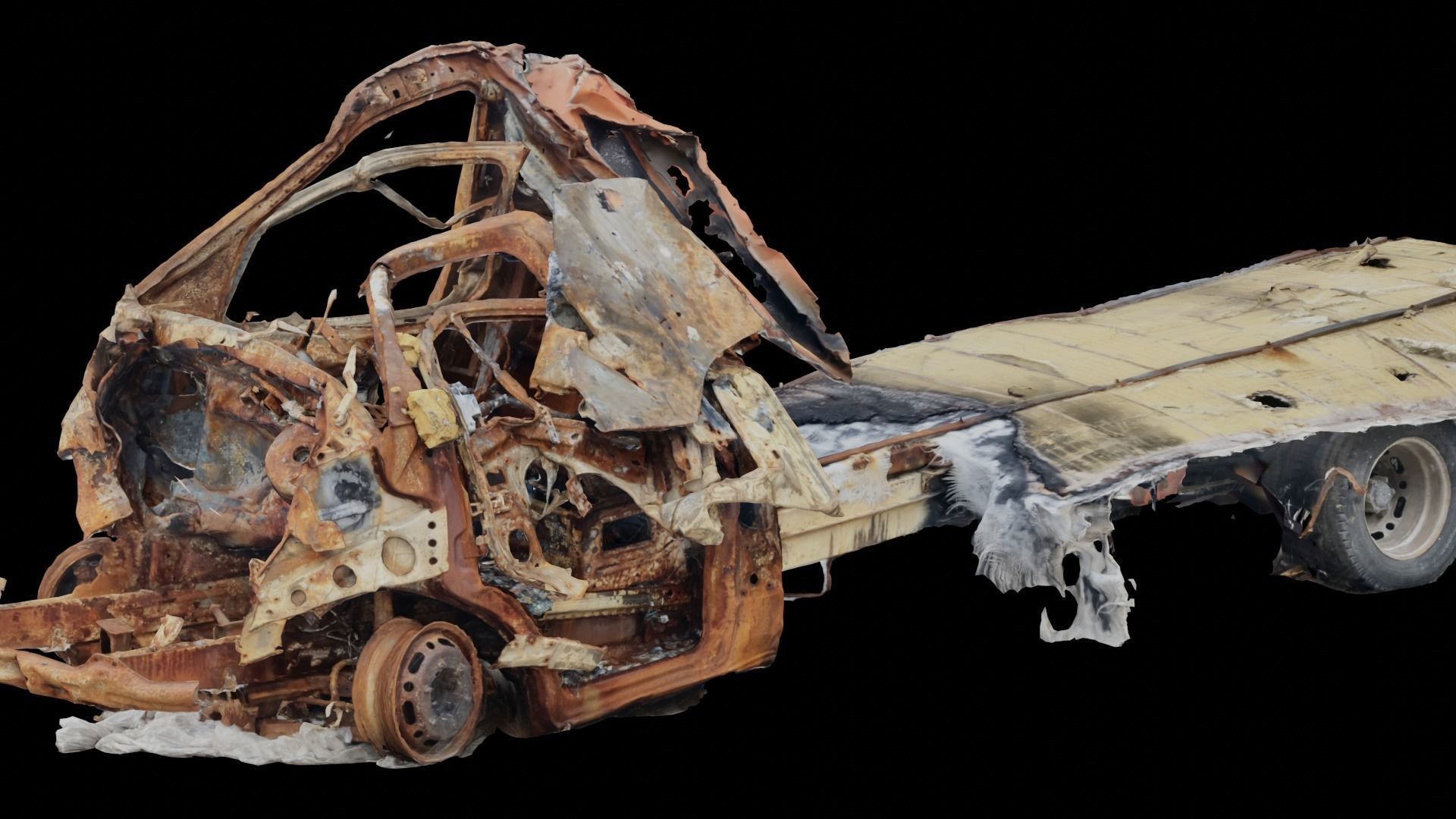 USCANS Ukraine  Cars set 4 Low-poly 3D model_14