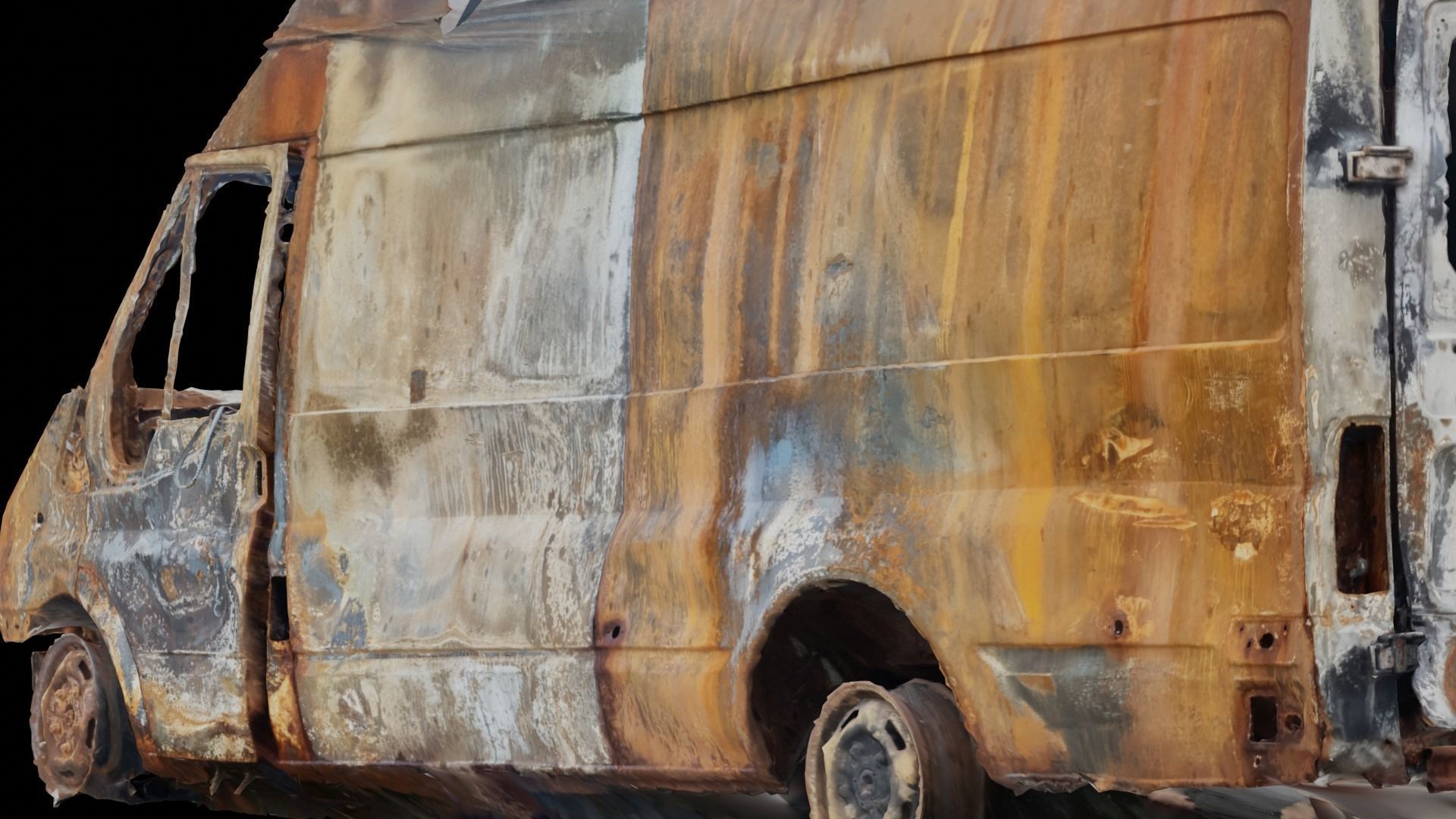 USCANS Ukraine  Cars set 4 Low-poly 3D model_4