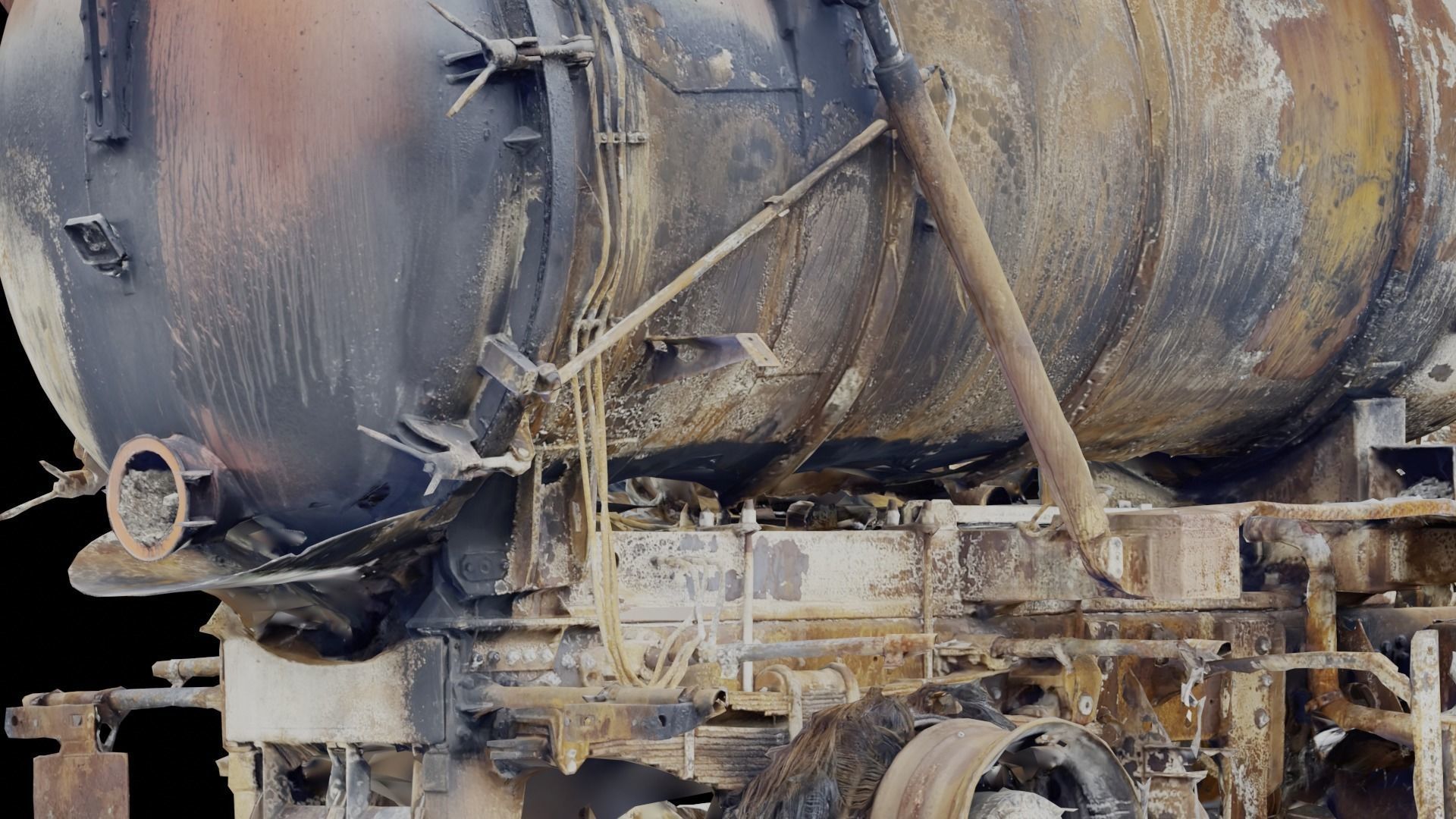 USCANS Ukraine  Cars set 4 Low-poly 3D model_2