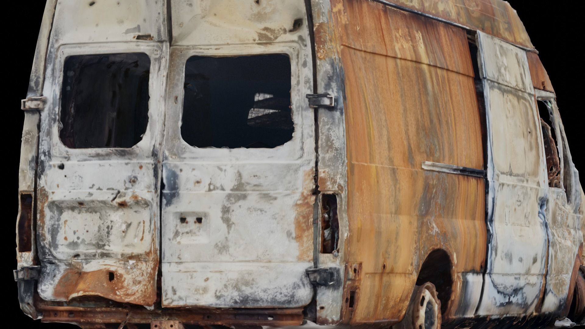 USCANS Ukraine  Cars set 4 Low-poly 3D model_5