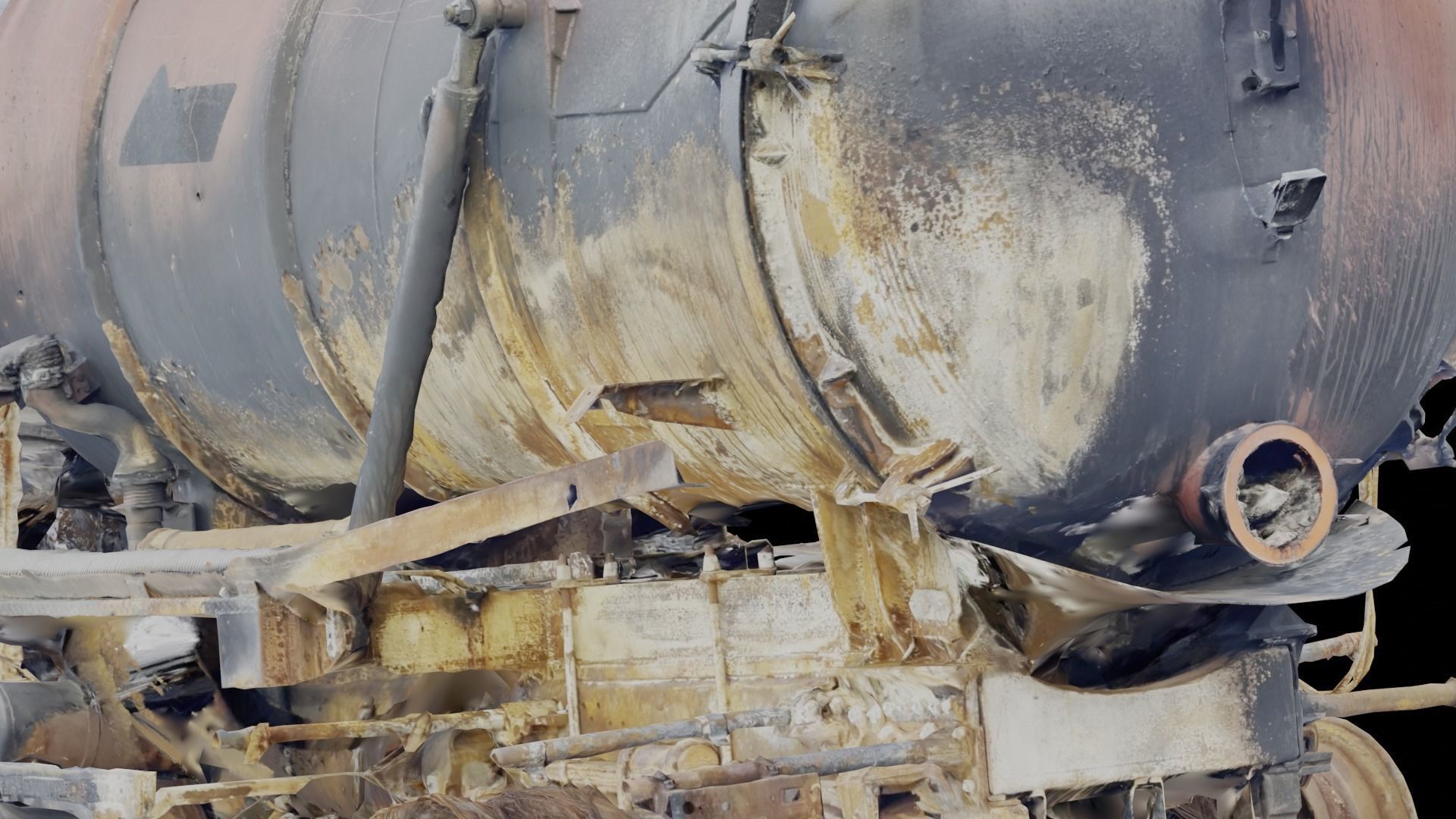 USCANS Ukraine  Cars set 4 Low-poly 3D model_3