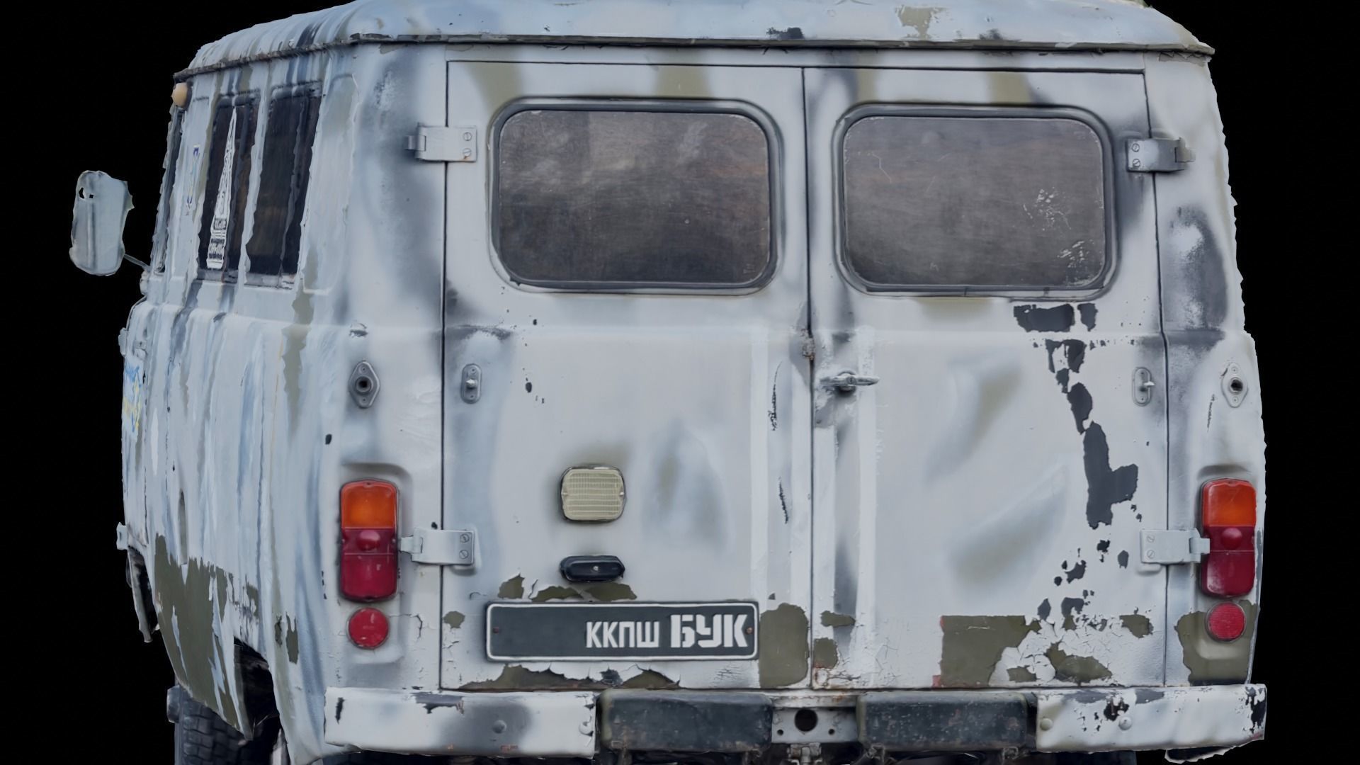 USCANS Ukraine  Cars set 4 Low-poly 3D model_12