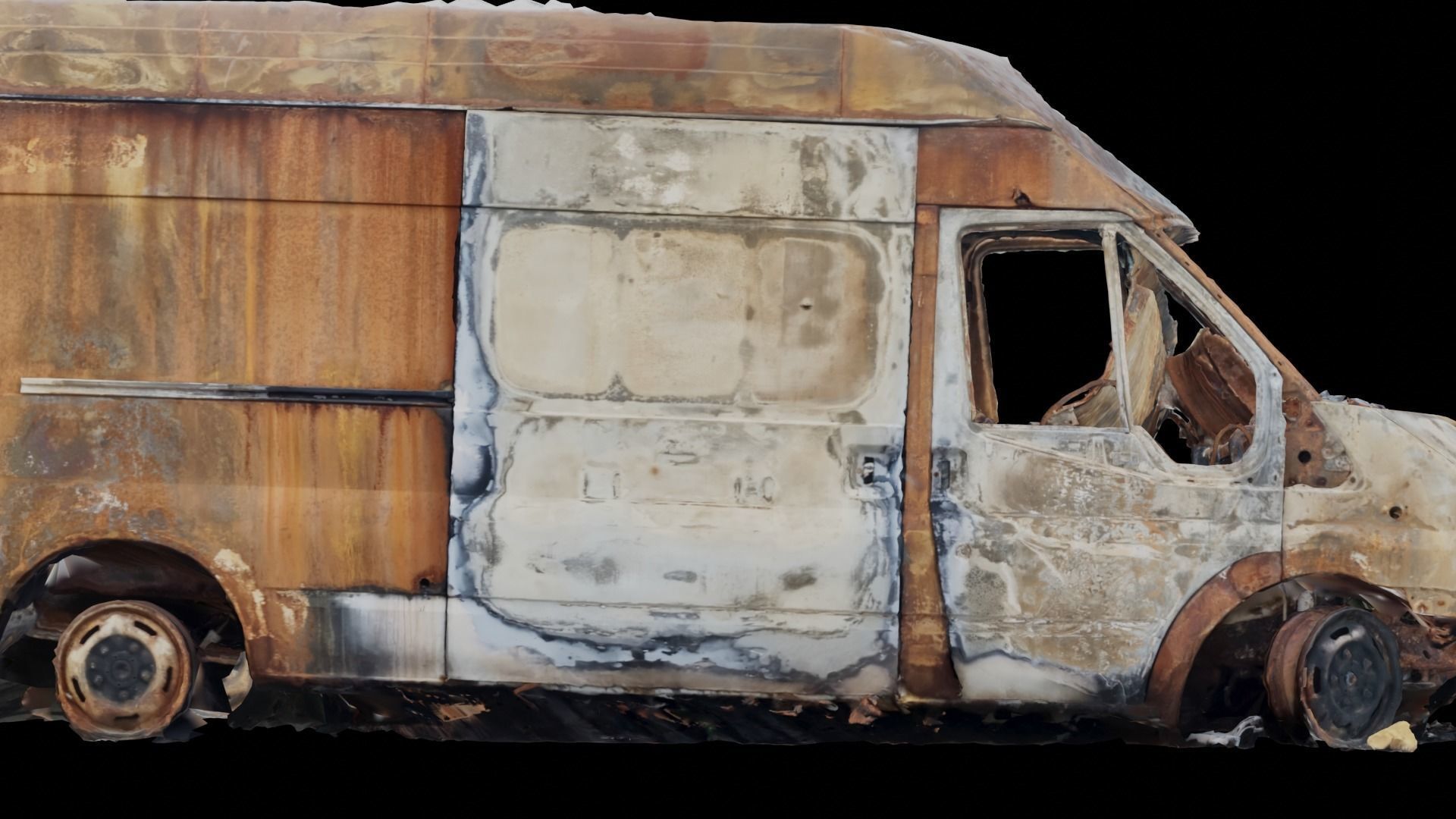 USCANS Ukraine  Cars set 4 Low-poly 3D model_6