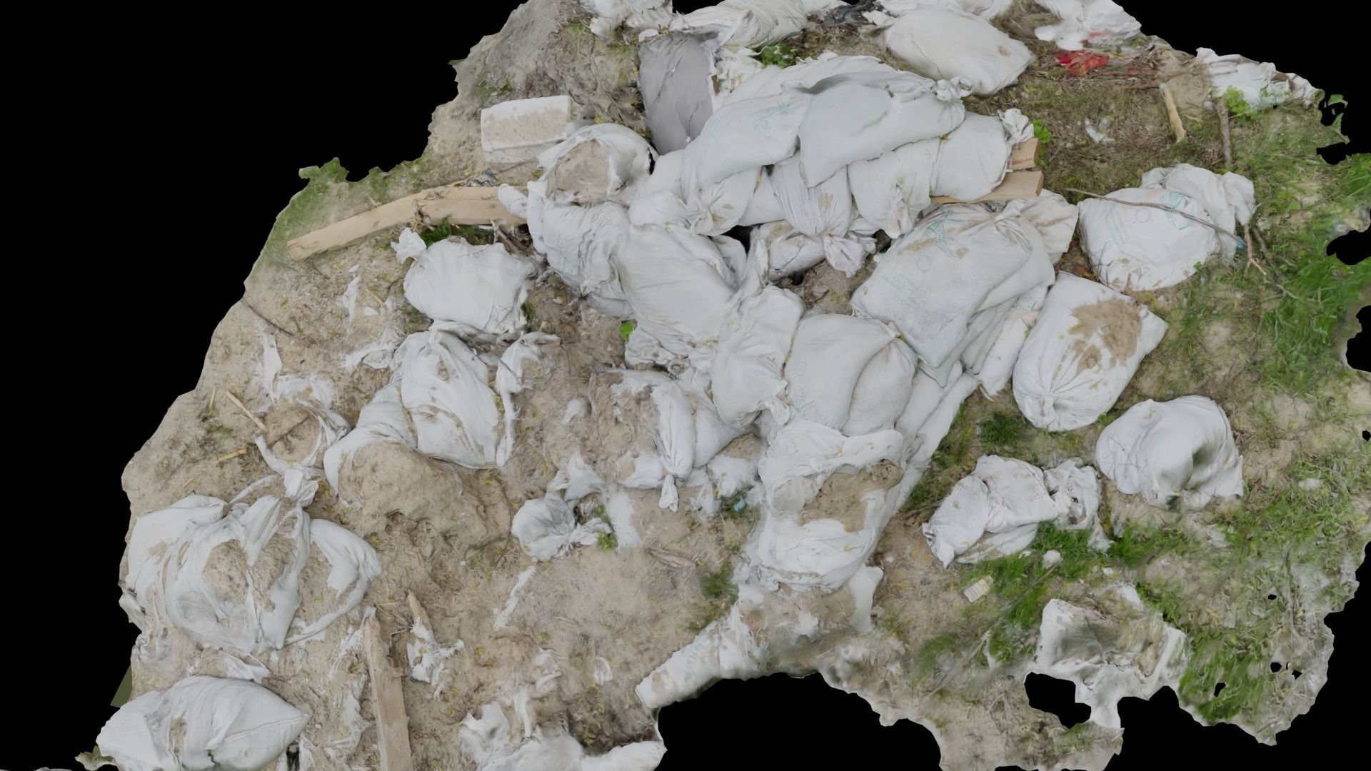 USCANS Ukraine  Debris set 1 Low-poly 3D model_9