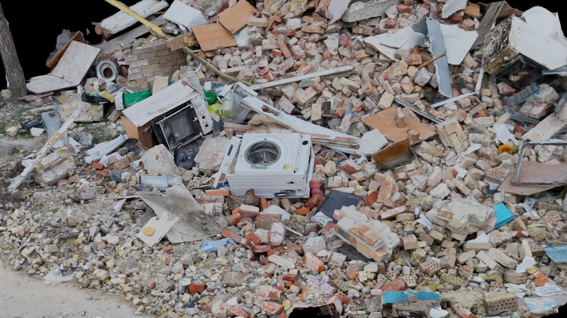 USCANS Ukraine  Debris set 1 Low-poly 3D model_5