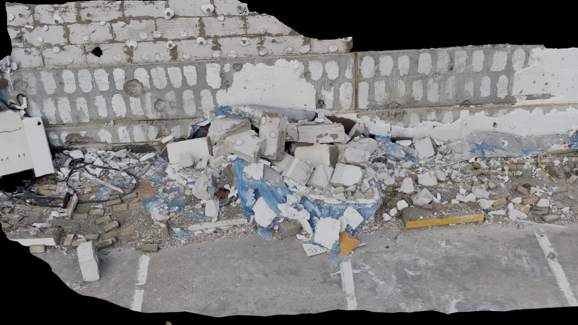 USCANS Ukraine  Debris set 1 Low-poly 3D model_15