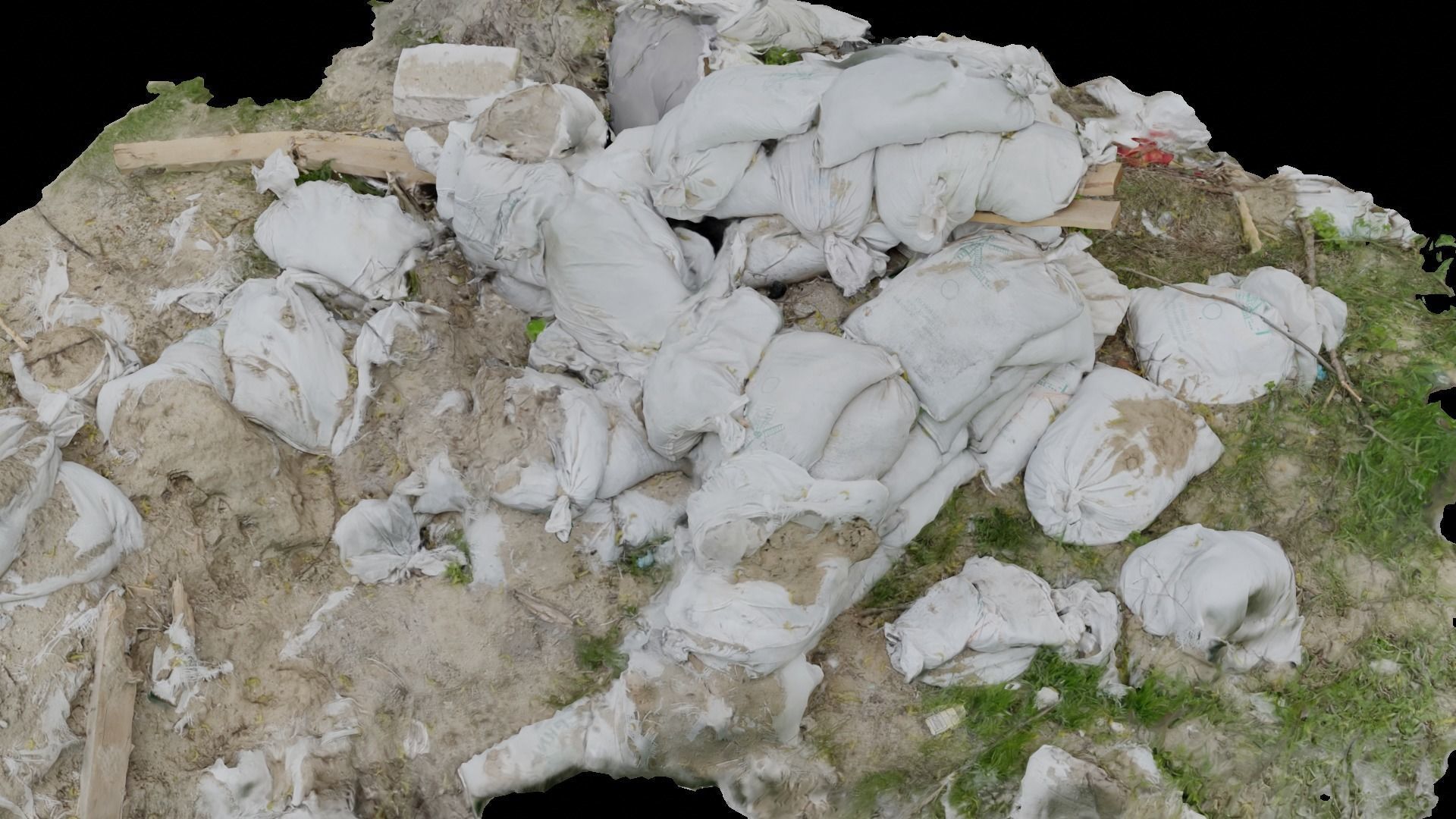 USCANS Ukraine  Debris set 1 Low-poly 3D model_3