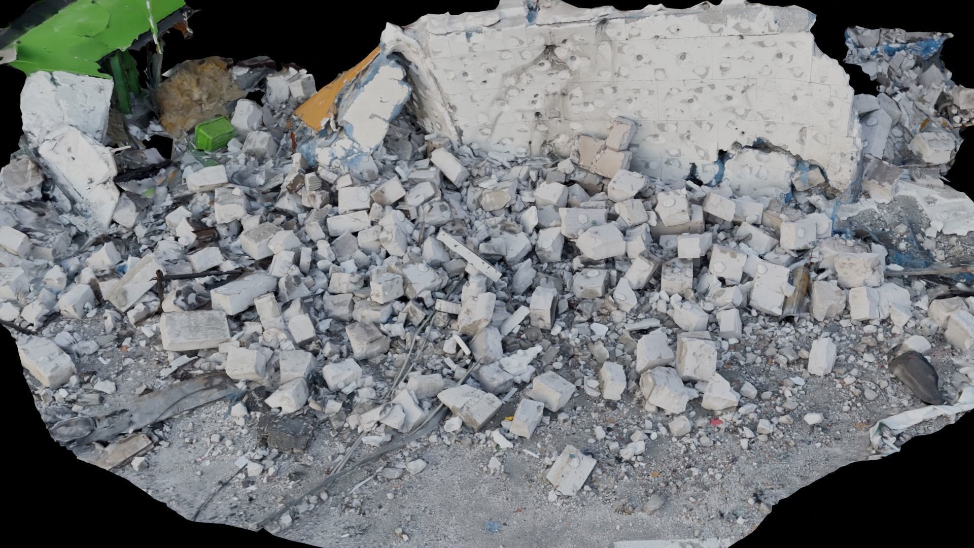 USCANS Ukraine  Debris set 1 Low-poly 3D model_8