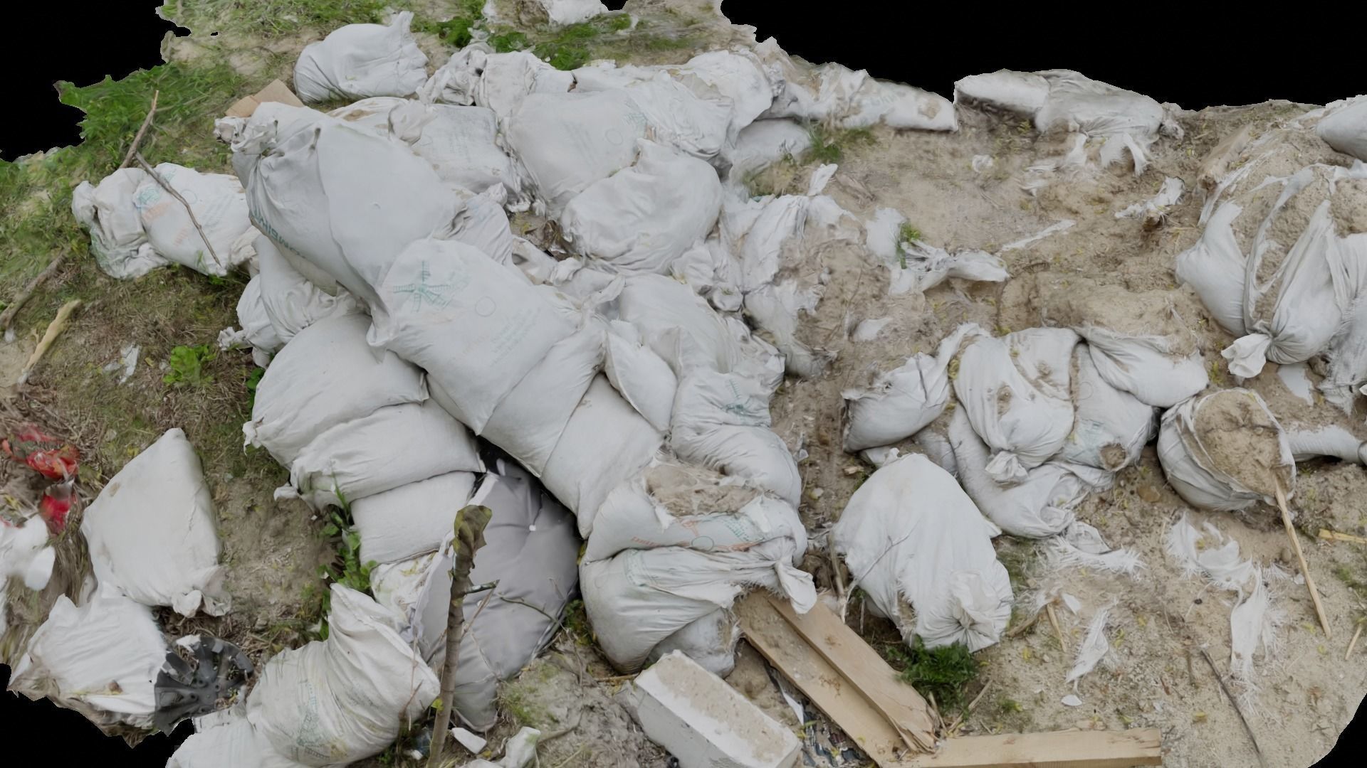 USCANS Ukraine  Debris set 1 Low-poly 3D model_2